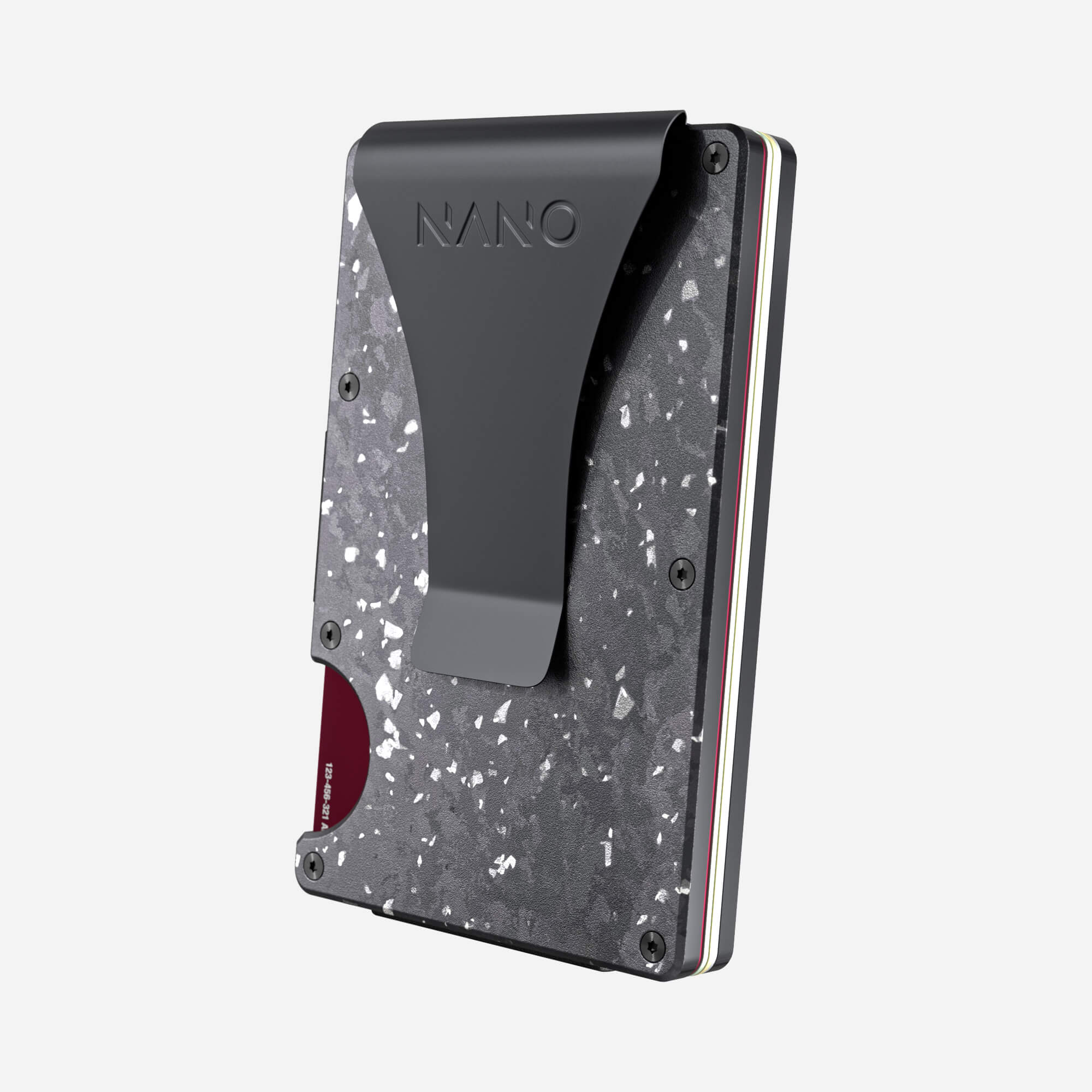 Money Clip Wallet (Nero/Argento)