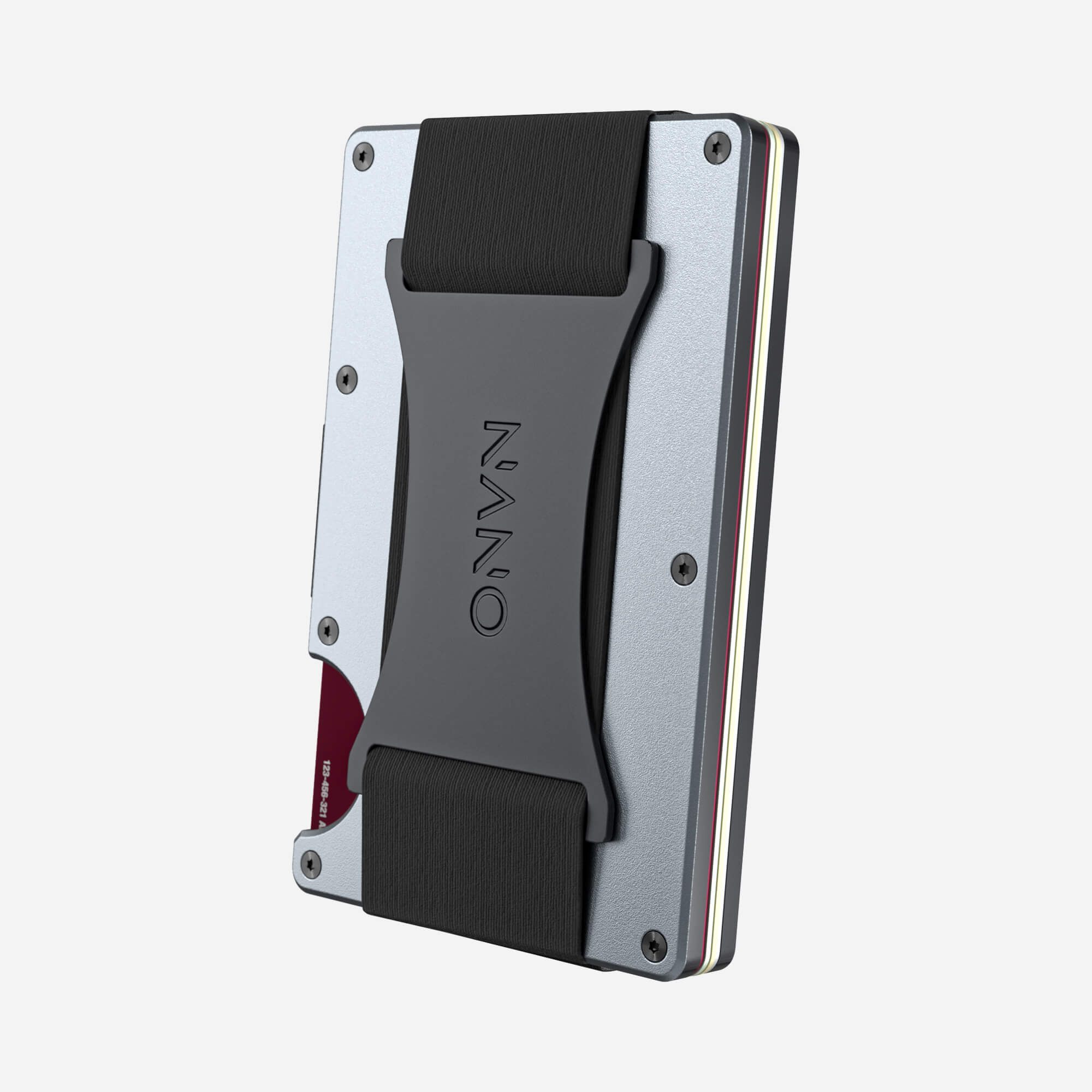 Personalised Cash Strap Wallet (Spyder Grey) Essential Bundle