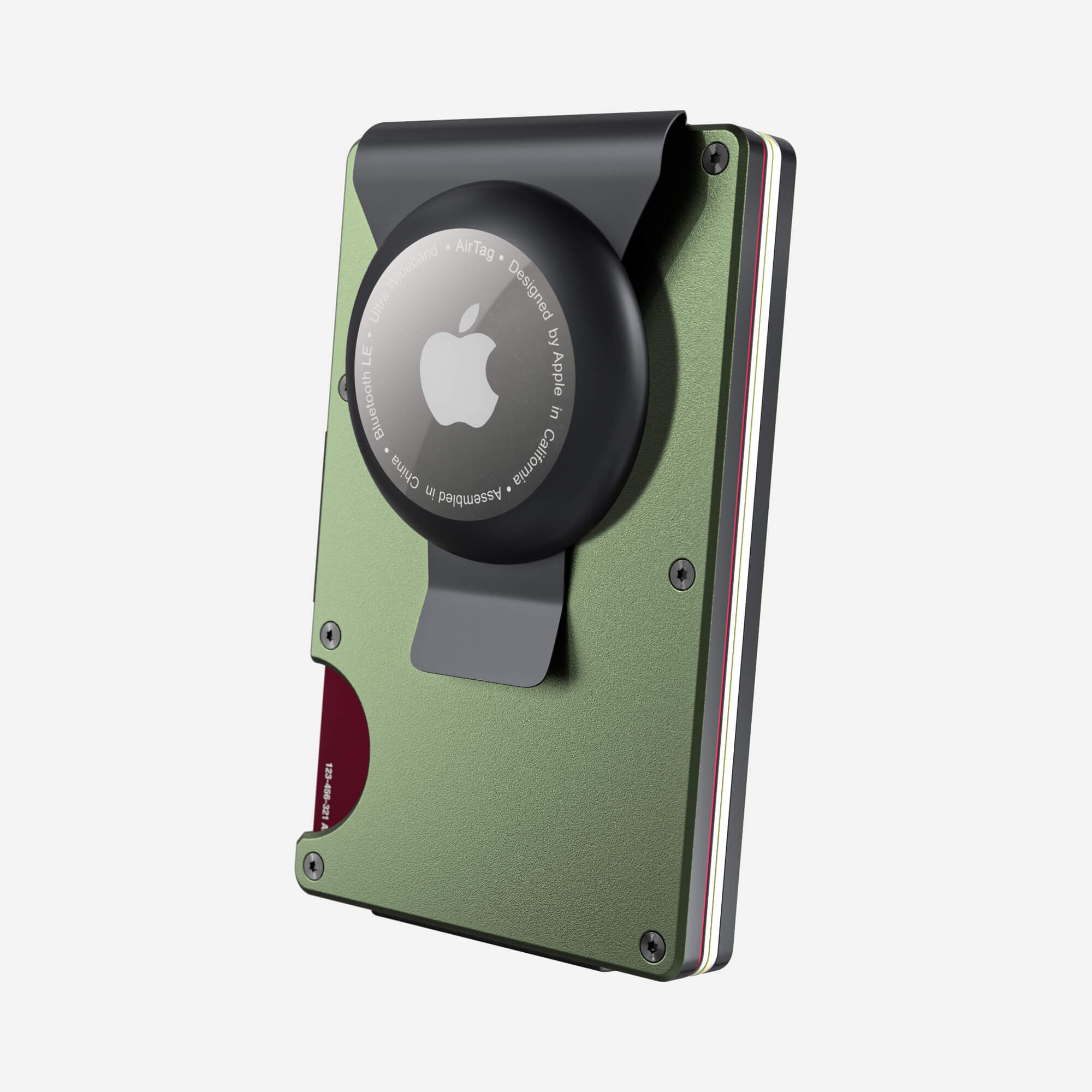 AirTag Money Clip Wallet (Heritage Green) Everyday Bundle