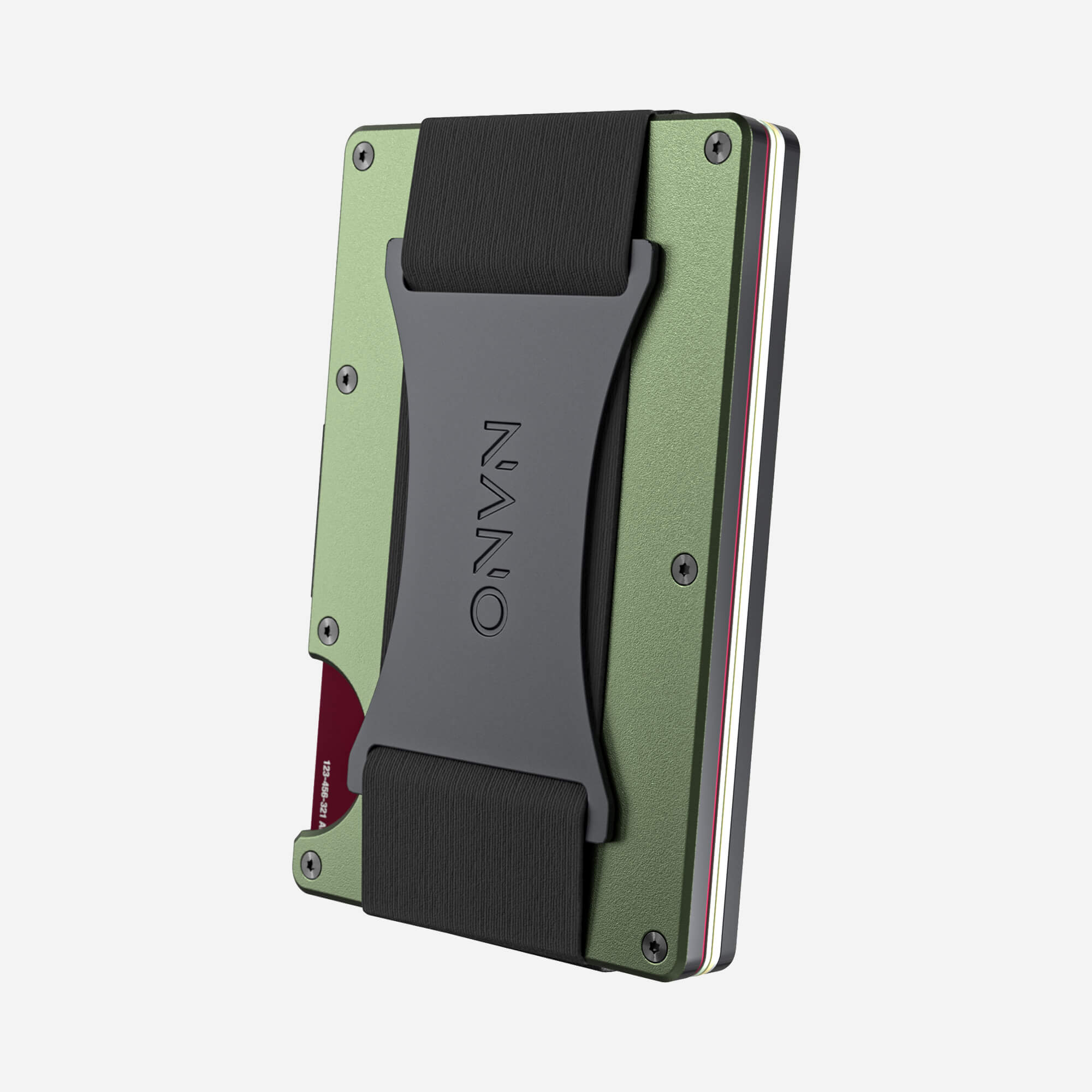 Personalised Cash Strap Wallet (Heritage Green) Everyday Bundle