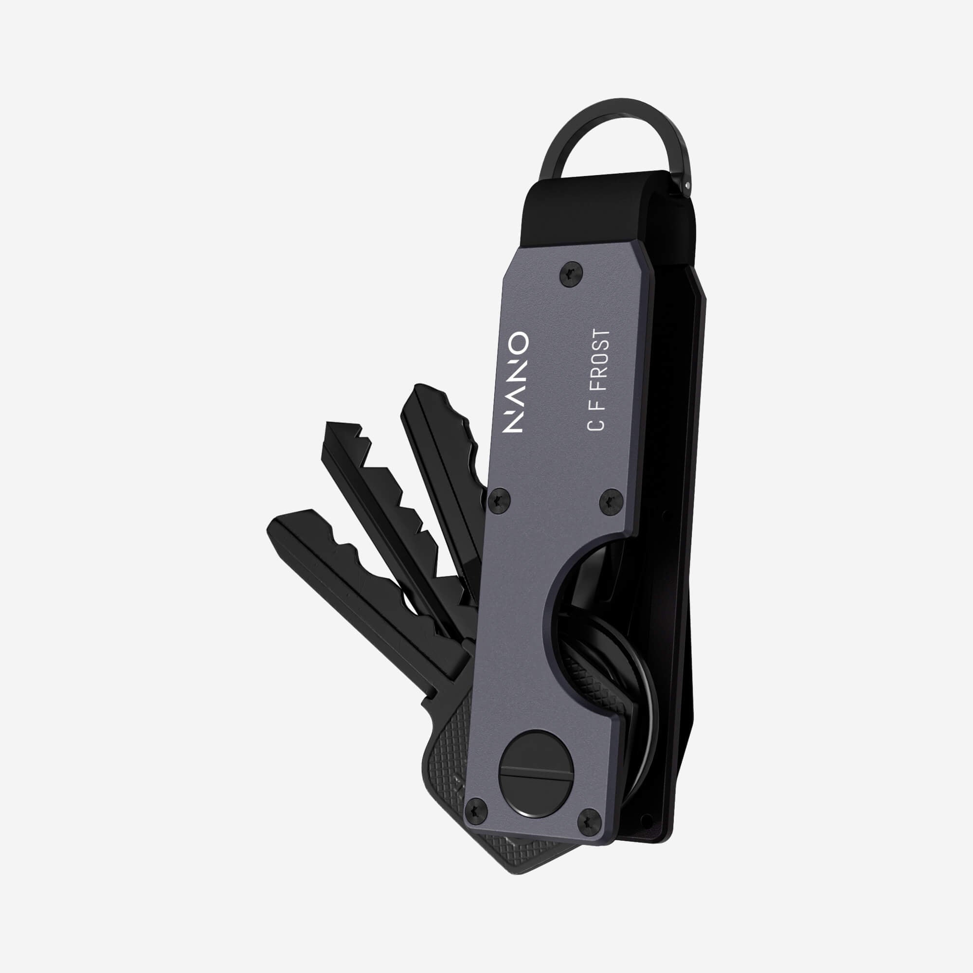 Personalised Key Case (Titan Gunmetal)