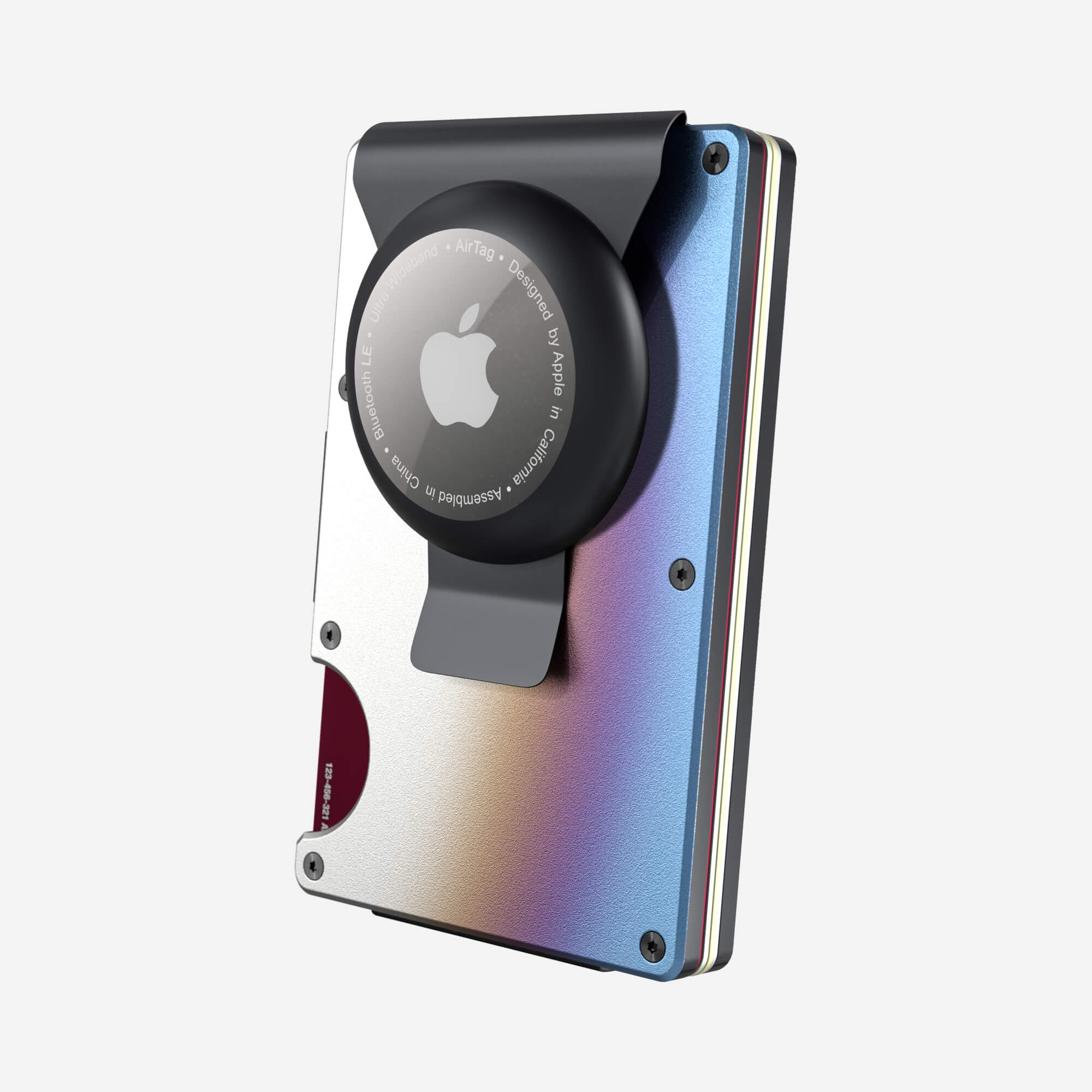 AirTag Money Clip Wallet (Flame Burnt) Everyday Bundle