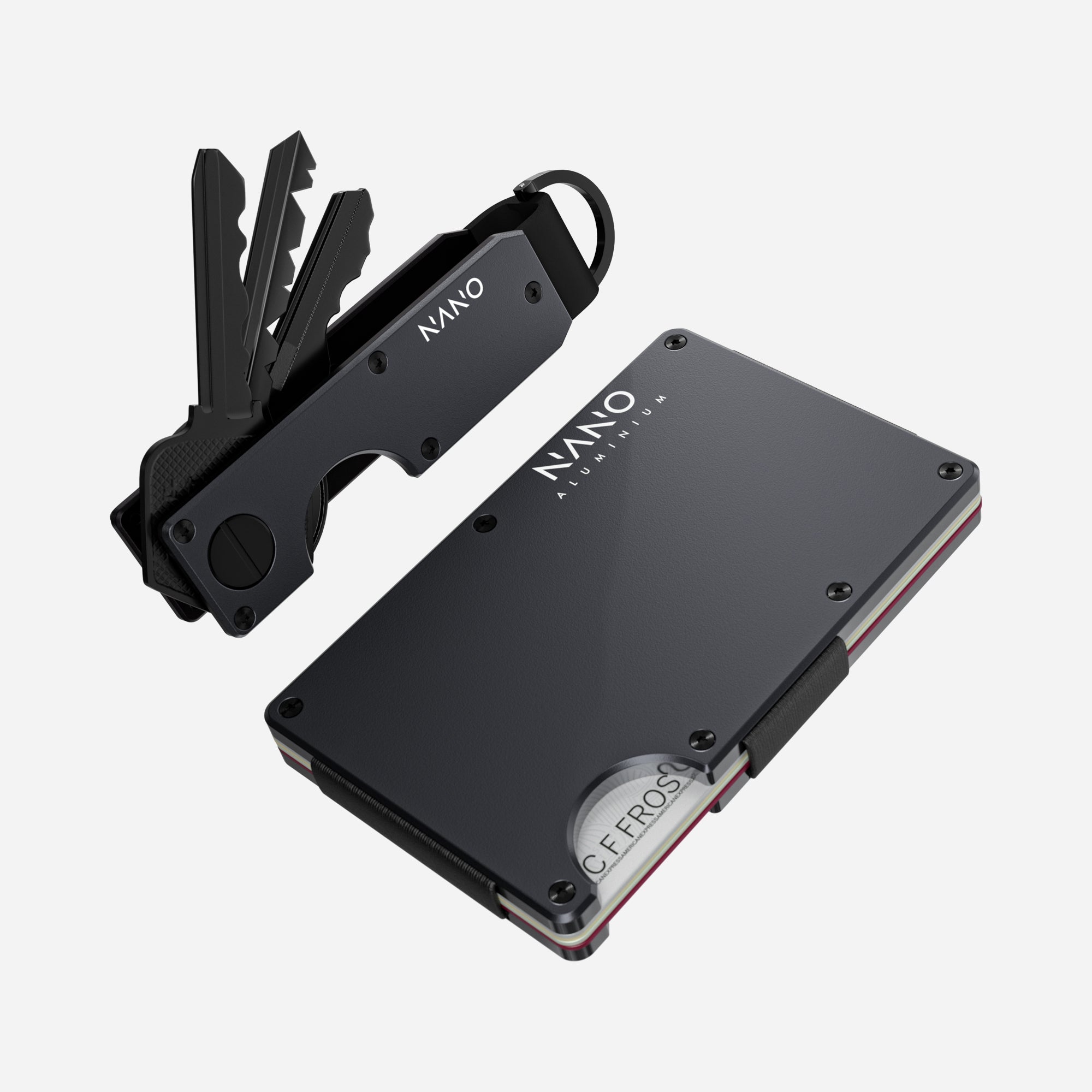 Cash Strap Wallet (Titan Gunmetal) Everyday Bundle