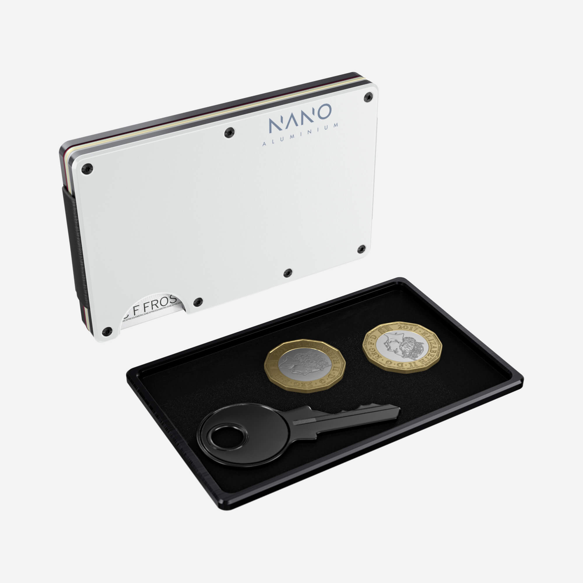 Cash Strap Wallet (Carrera White) Essential Bundle