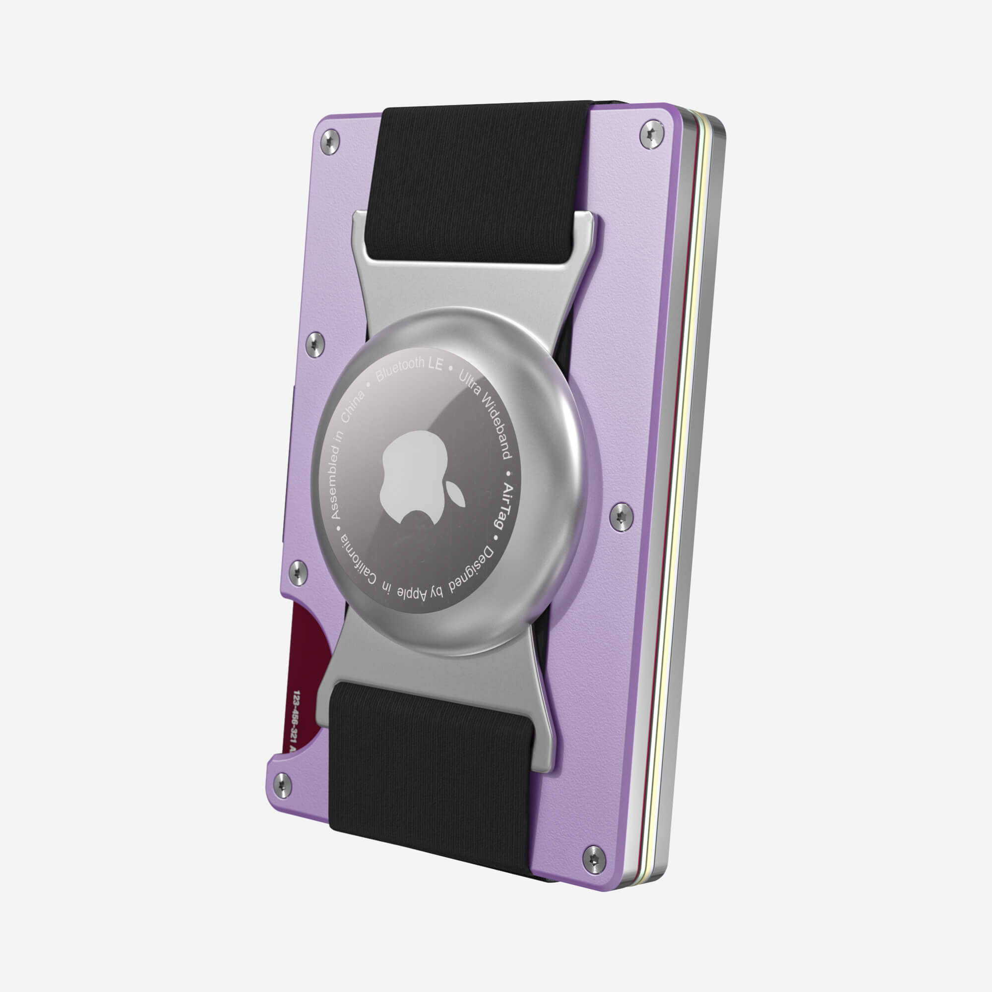 AirTag Cash Strap Wallet (Twilight Lilac) Everyday Bundle