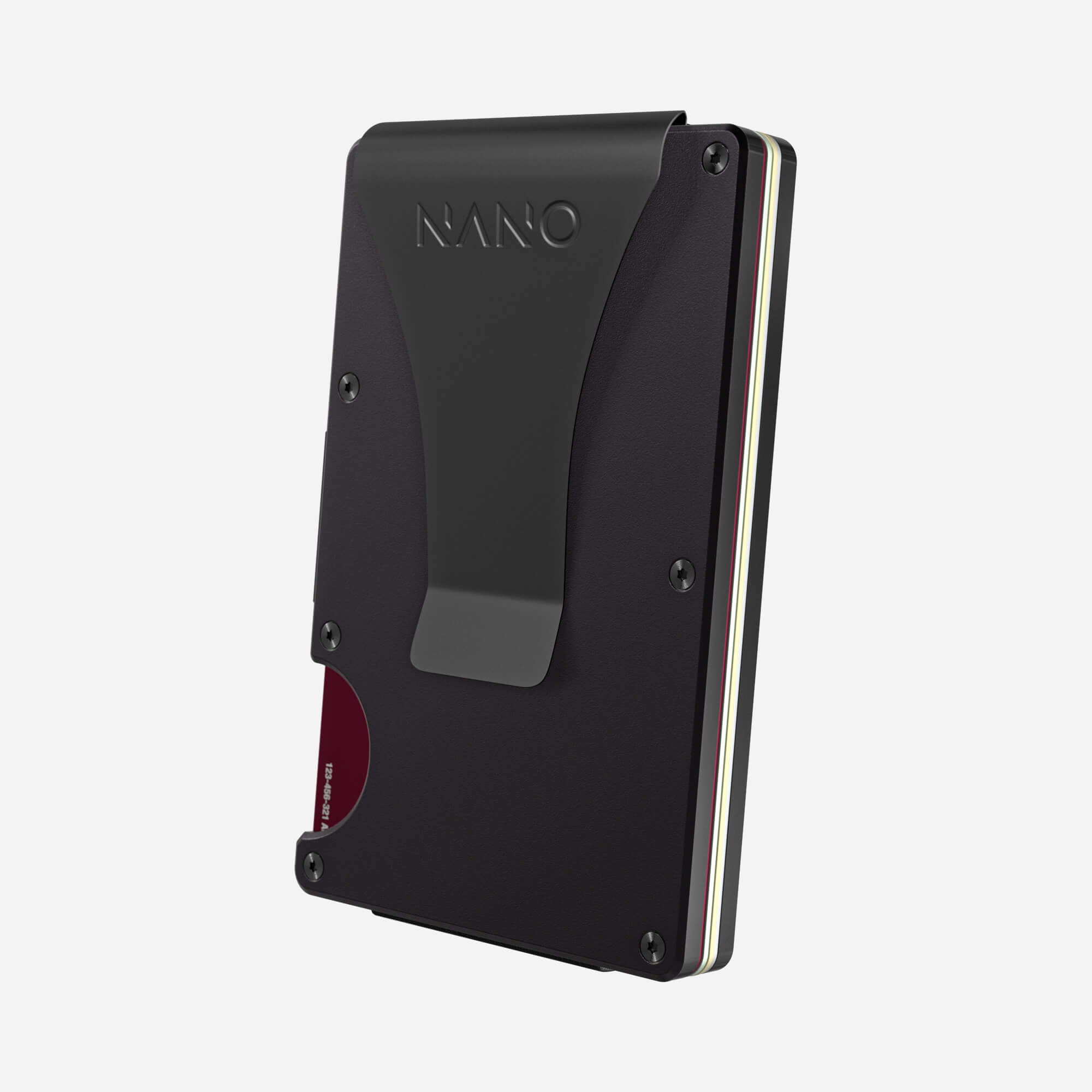 Personalised Money Clip Wallet (Phantom Black) Essential Bundle