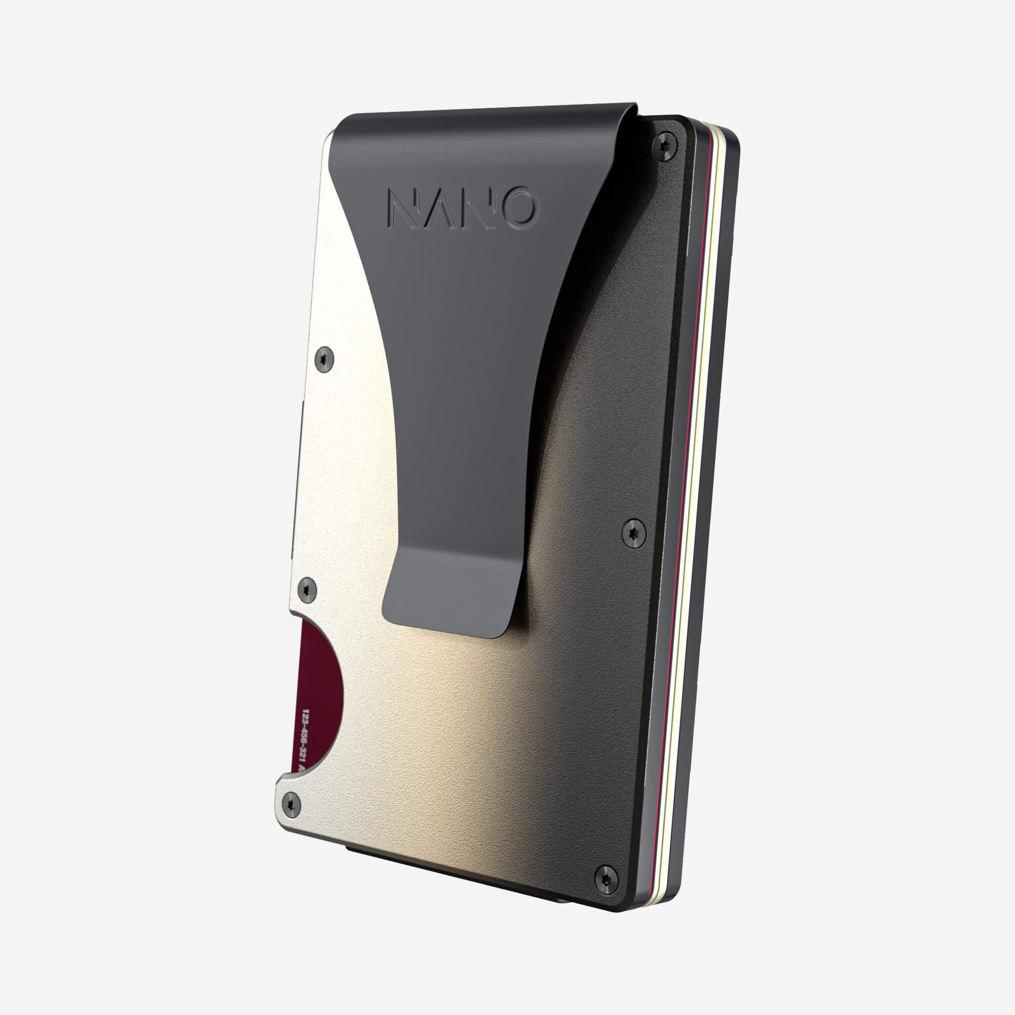 Money Clip Wallet (Onyx Eclipse) Essential Bundle