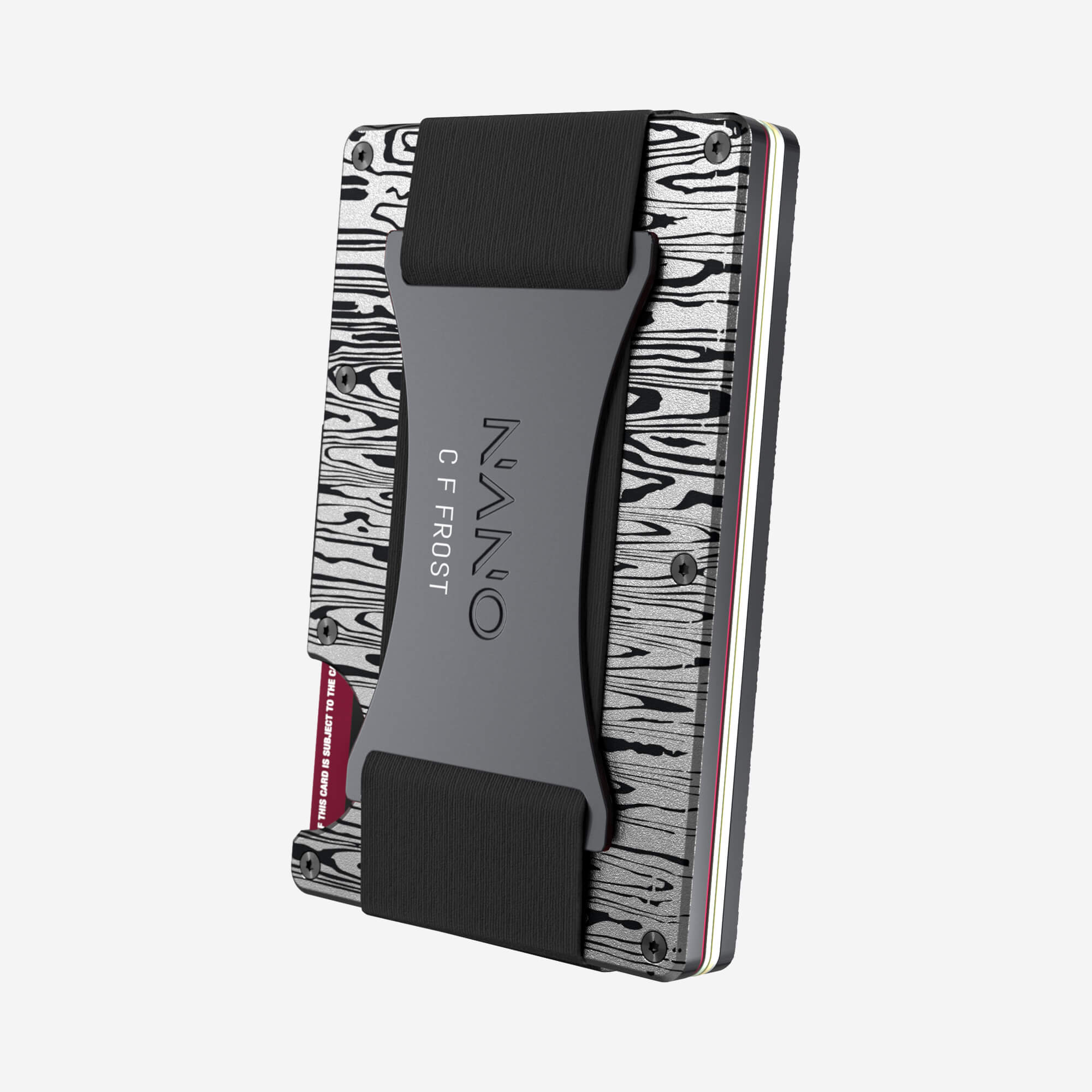 Personalised Cash Strap Wallet (Platinum Silver)