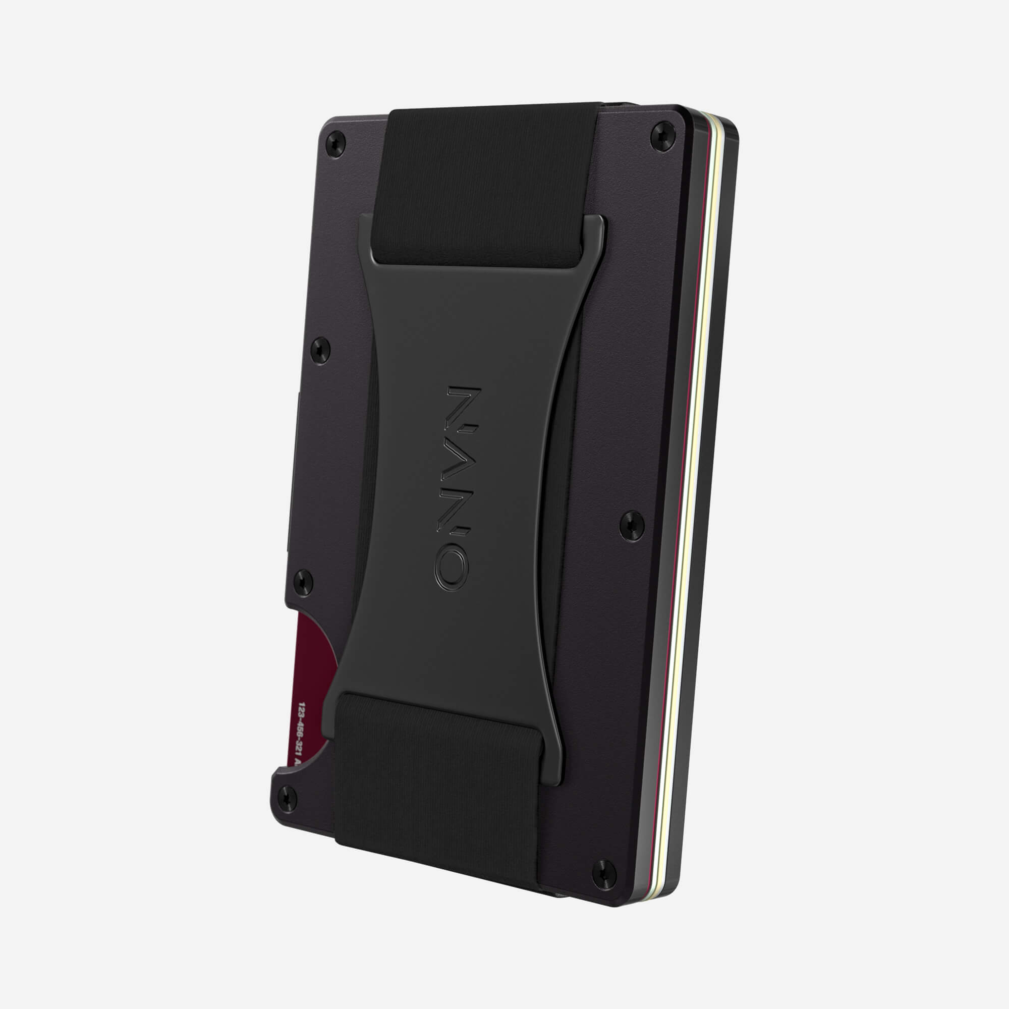 Personalised Cash Strap Wallet (Phantom Black) Essential Bundle