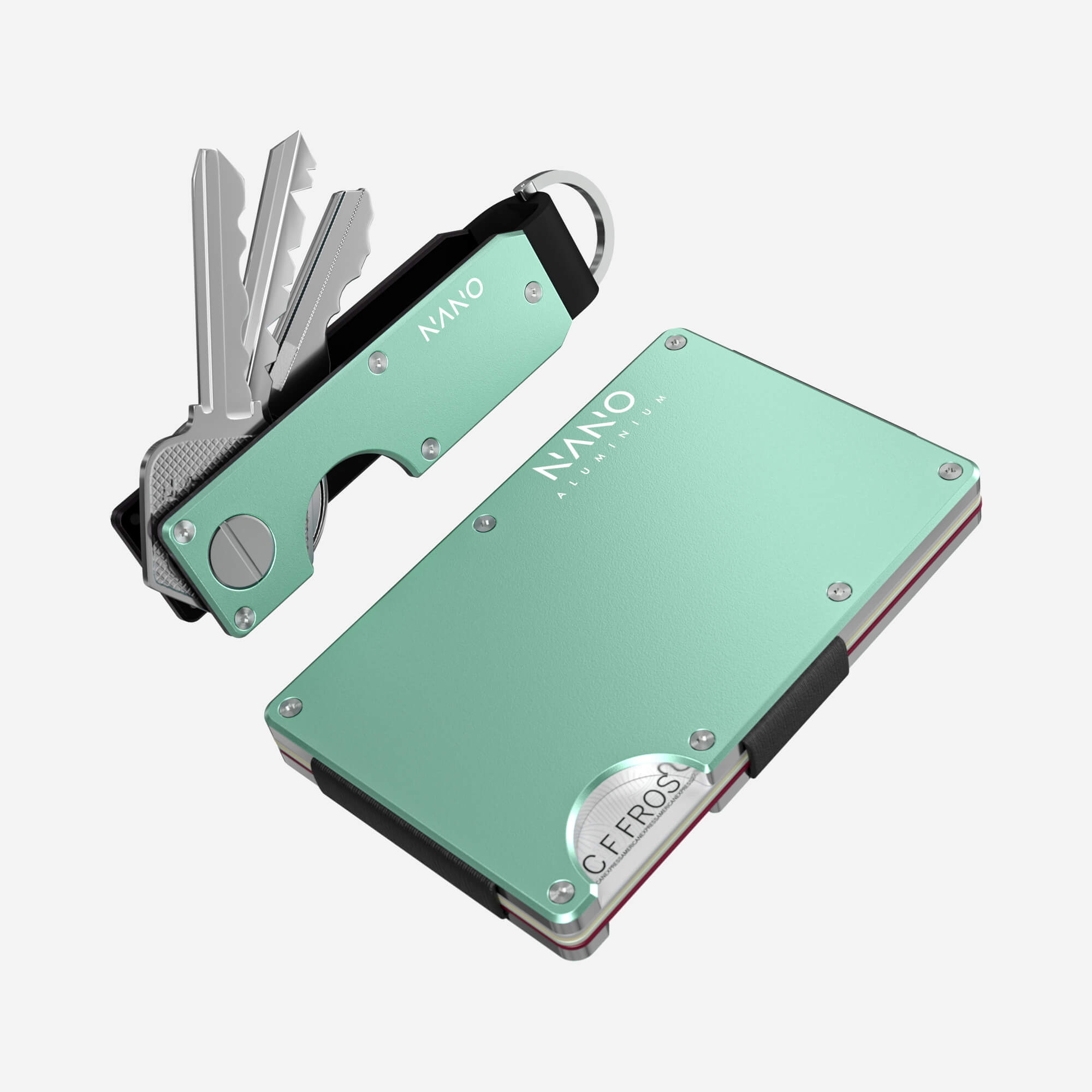AirTag Money Clip Wallet (Orchard Mint) Everyday Bundle