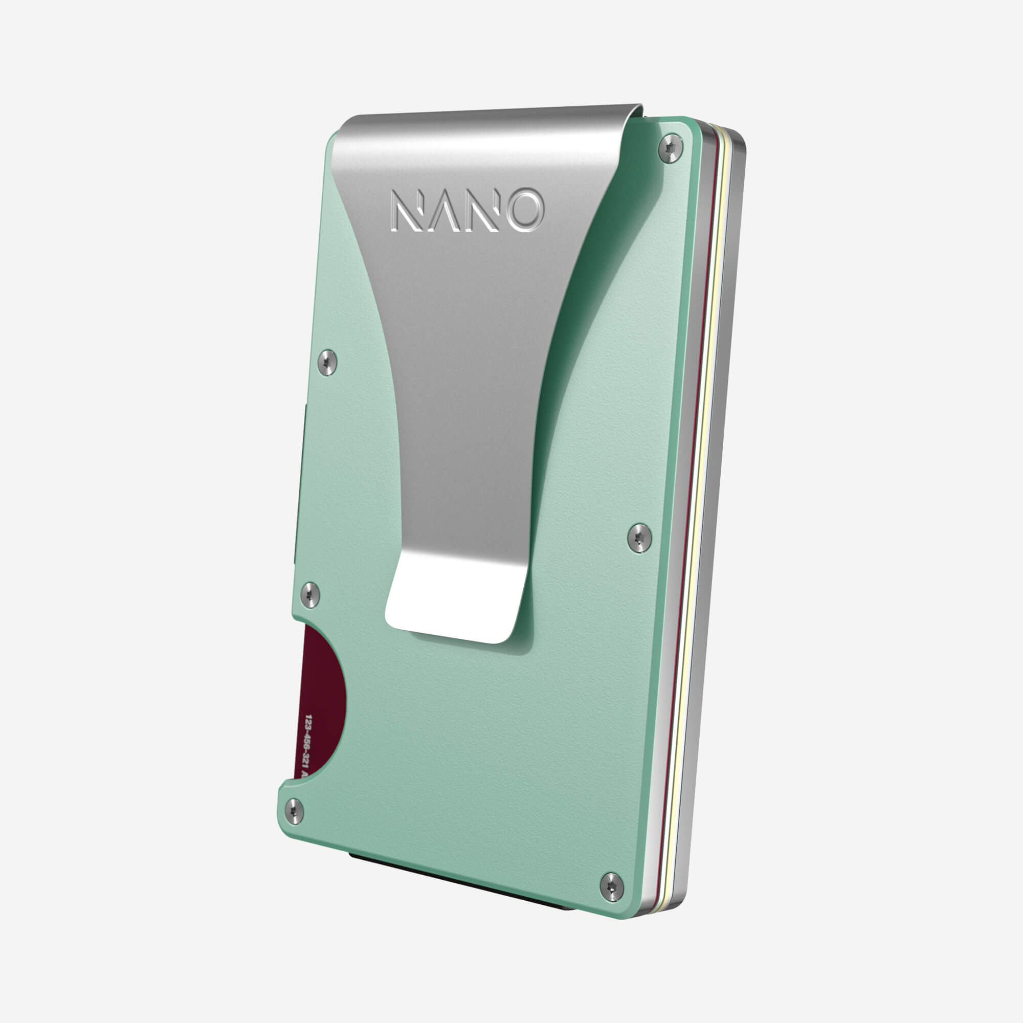 Personalised Money Clip Wallet (Orchard Mint) Essential Bundle