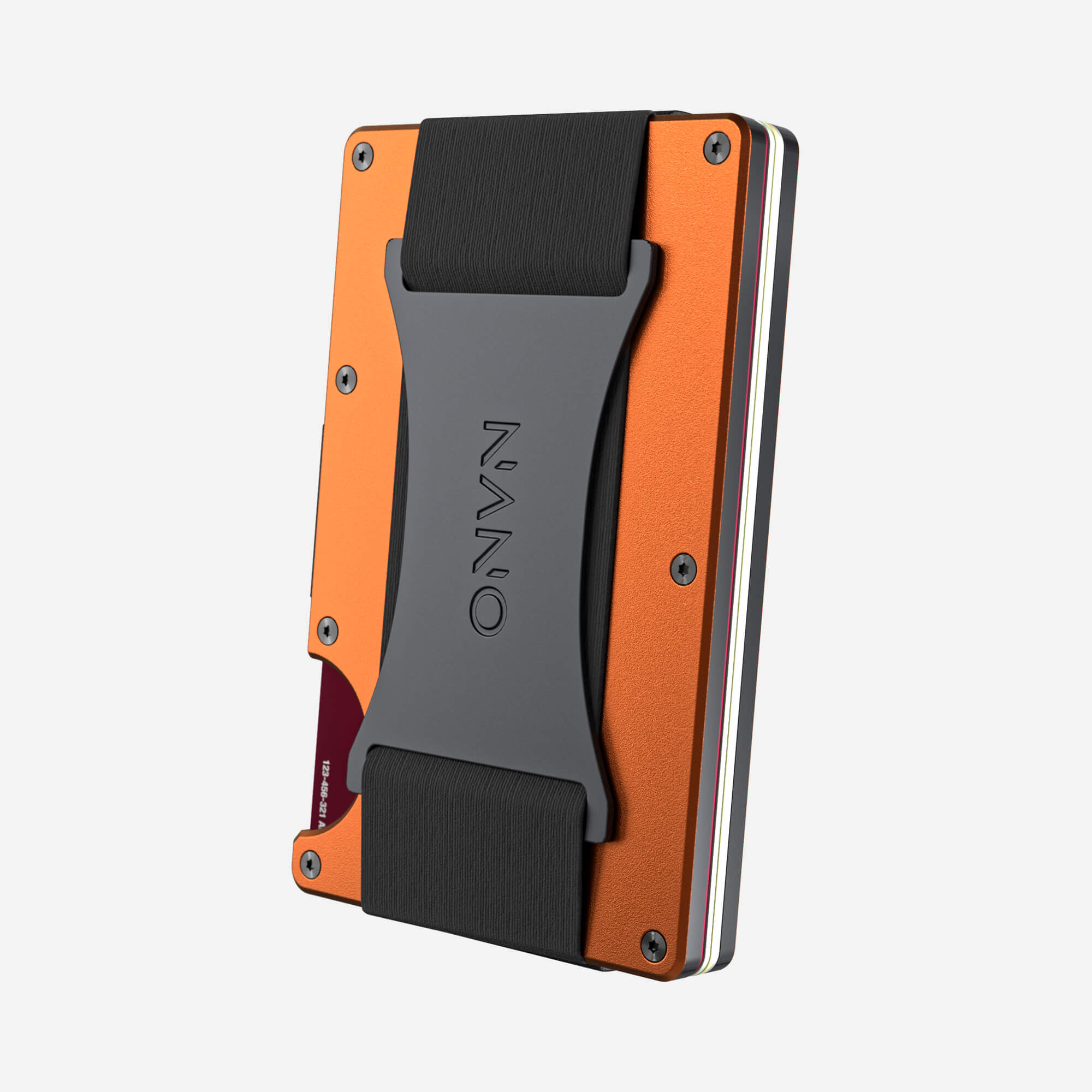 Personalised Cash Strap Wallet (Ventura Orange) Essential Bundle