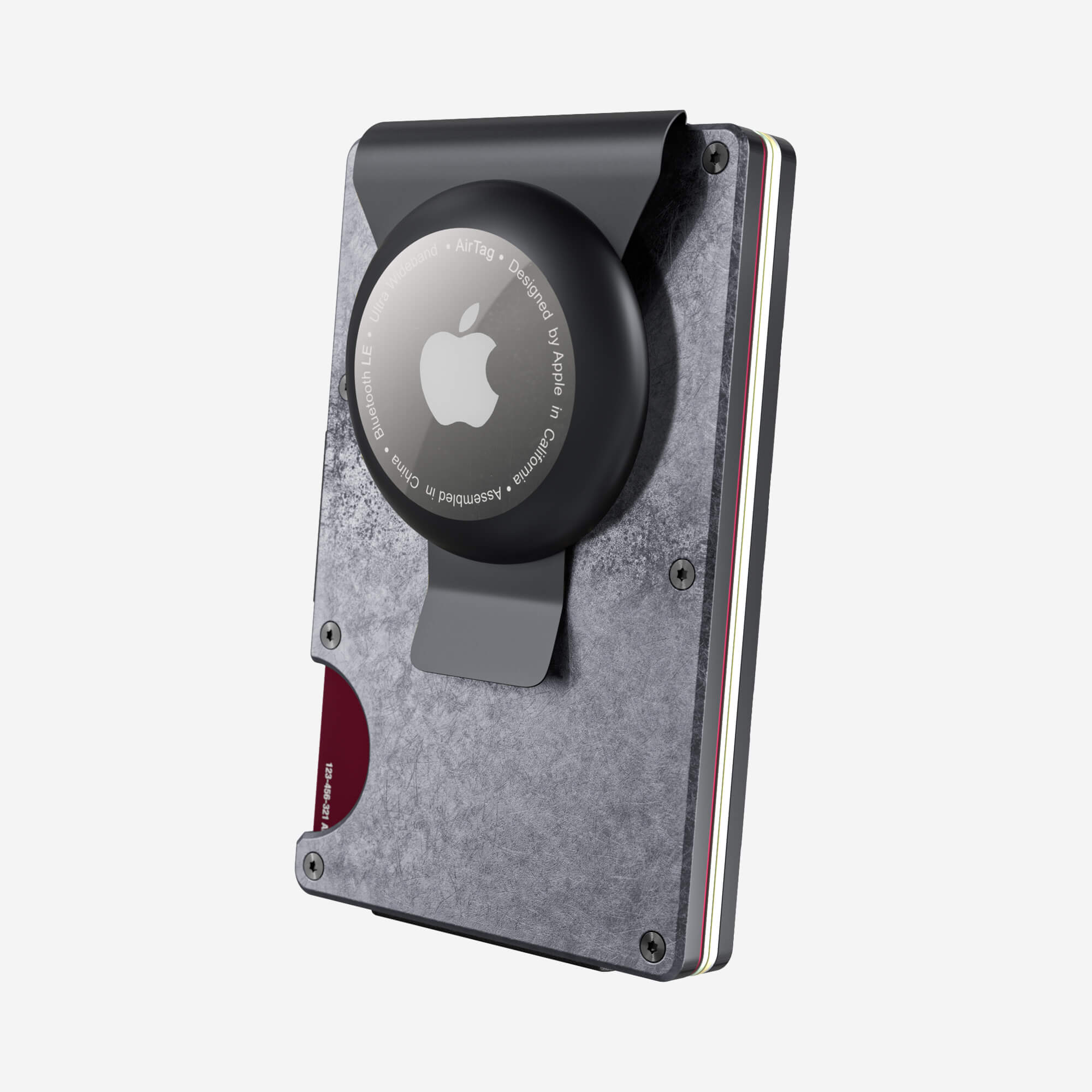 AirTag Money Clip Wallet (Dark Storm) Essential Bundle