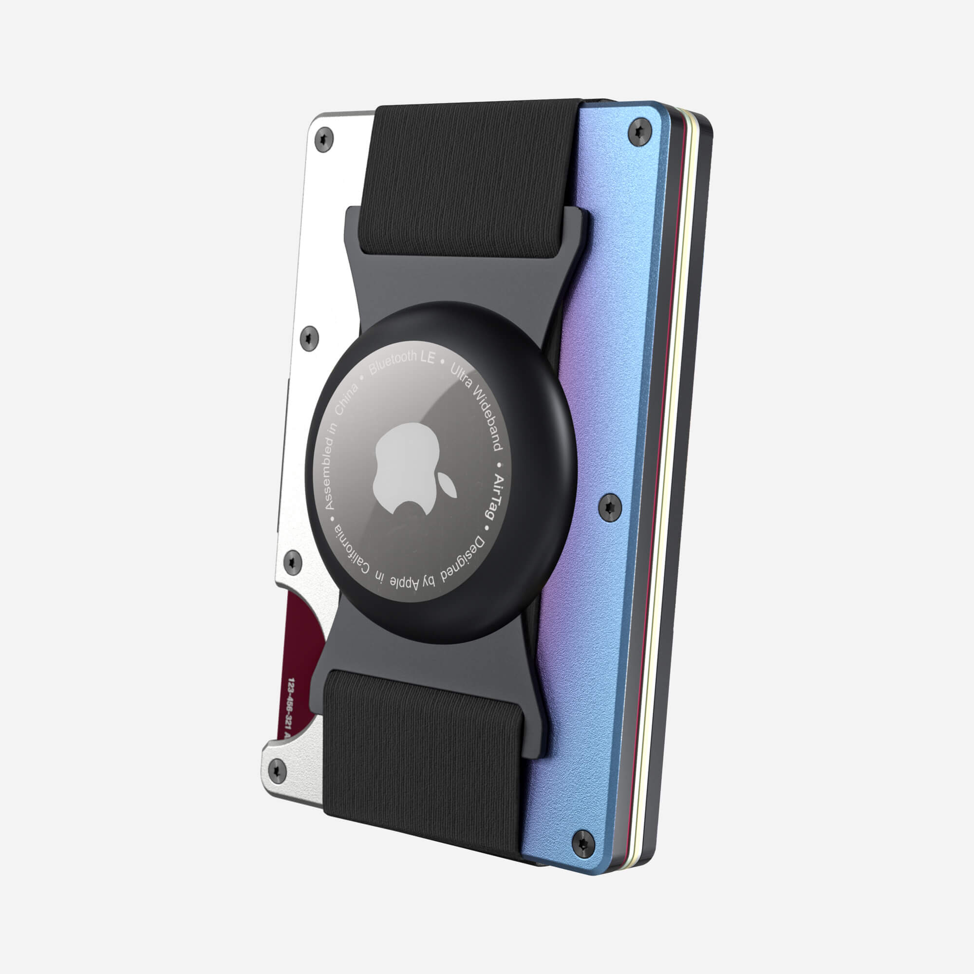 AirTag Cash Strap Wallet (Flame Burnt) Everyday Bundle