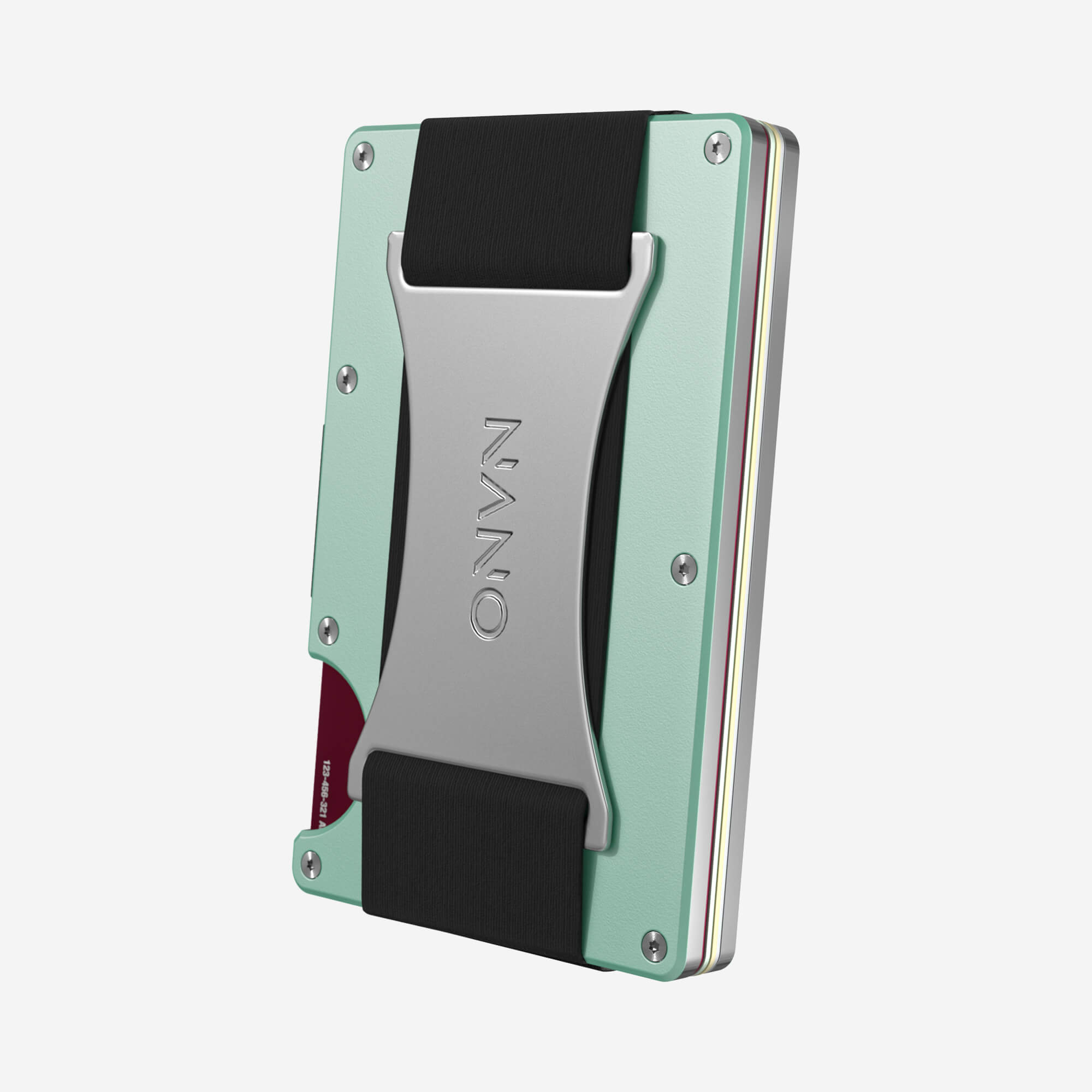 Personalised Cash Strap Wallet (Orchard Mint) Everyday Bundle