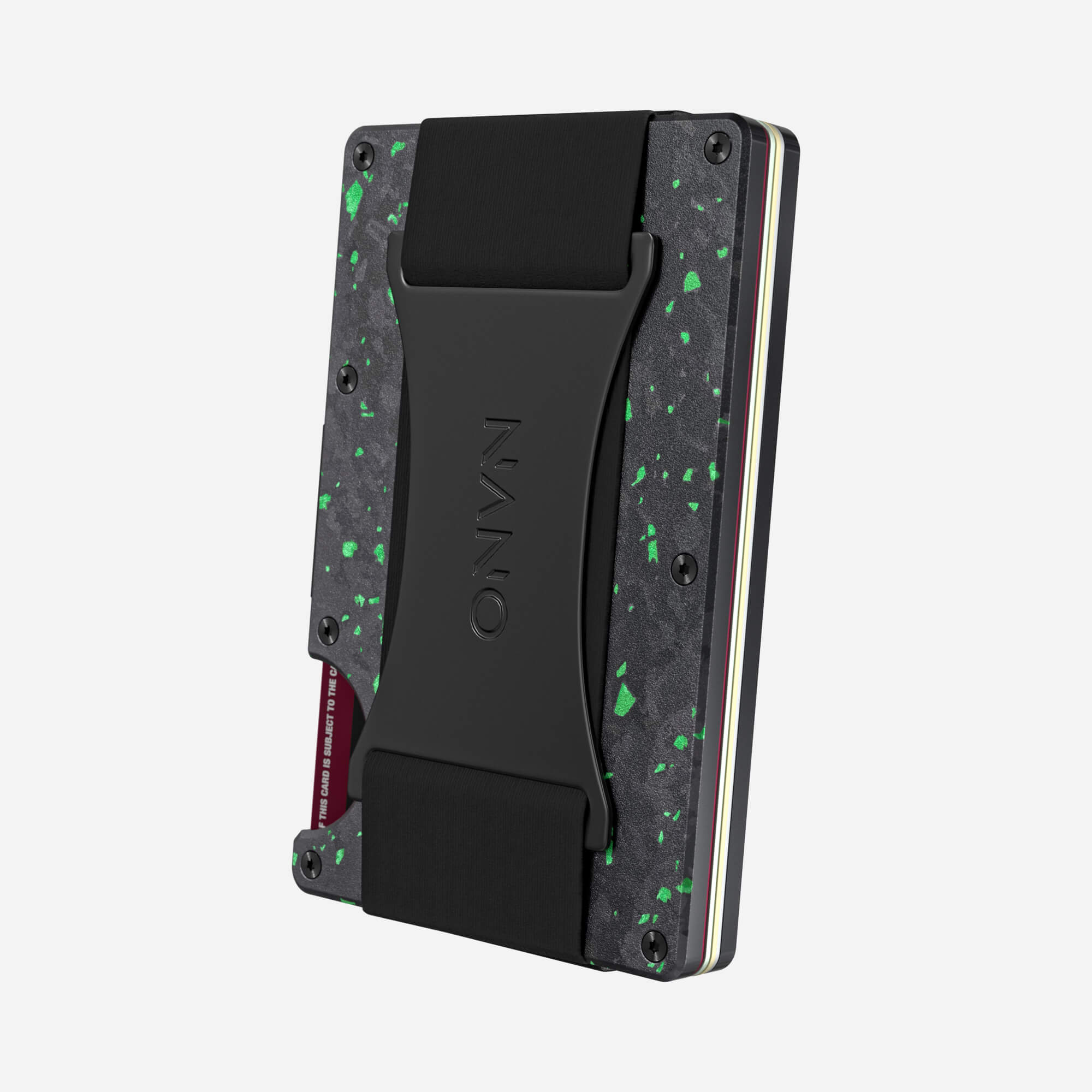 Cash Strap Wallet (Nero/Verde)