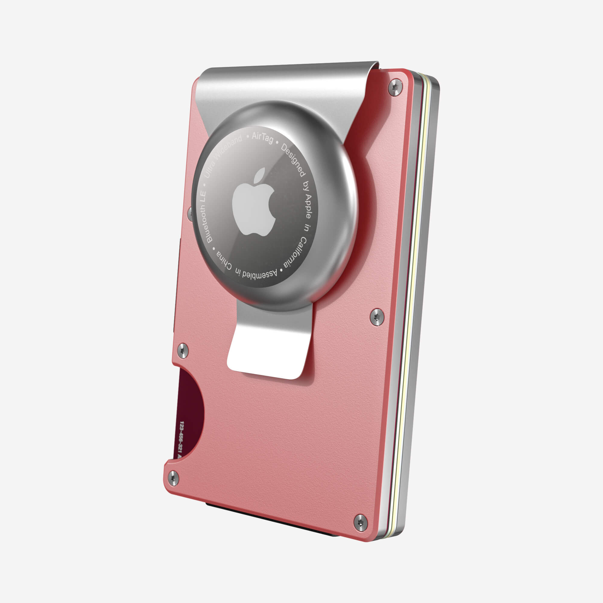 AirTag Money Clip Wallet (Sunset Blush) Everyday Bundle