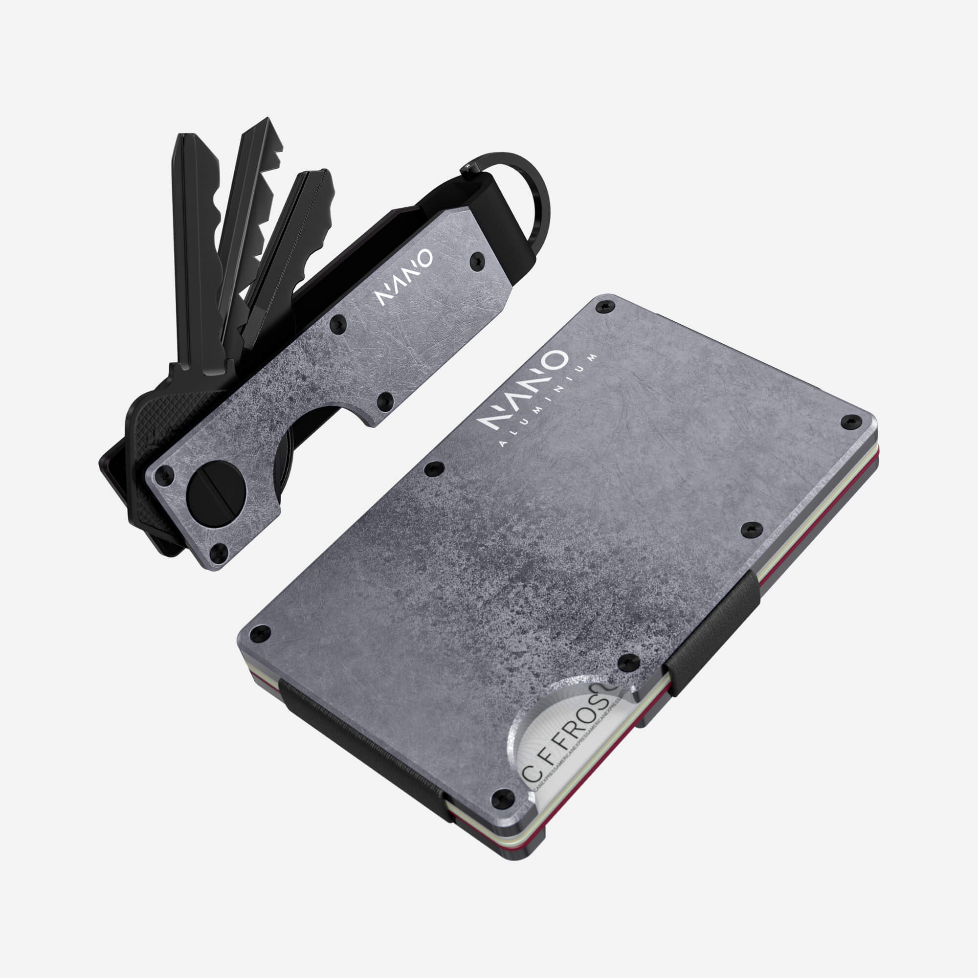 AirTag Money Clip Wallet (Dark Storm) Everyday Bundle