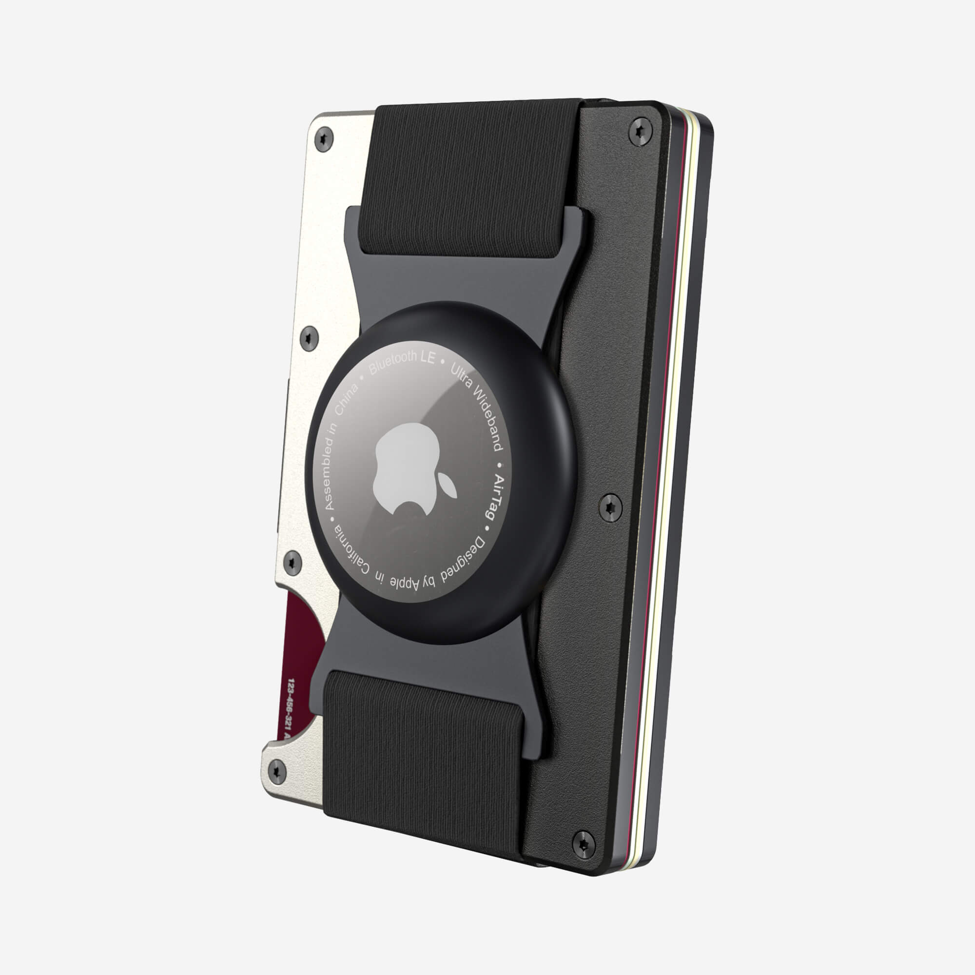 AirTag Cash Strap Wallet (Onyx Eclipse) Everyday Bundle