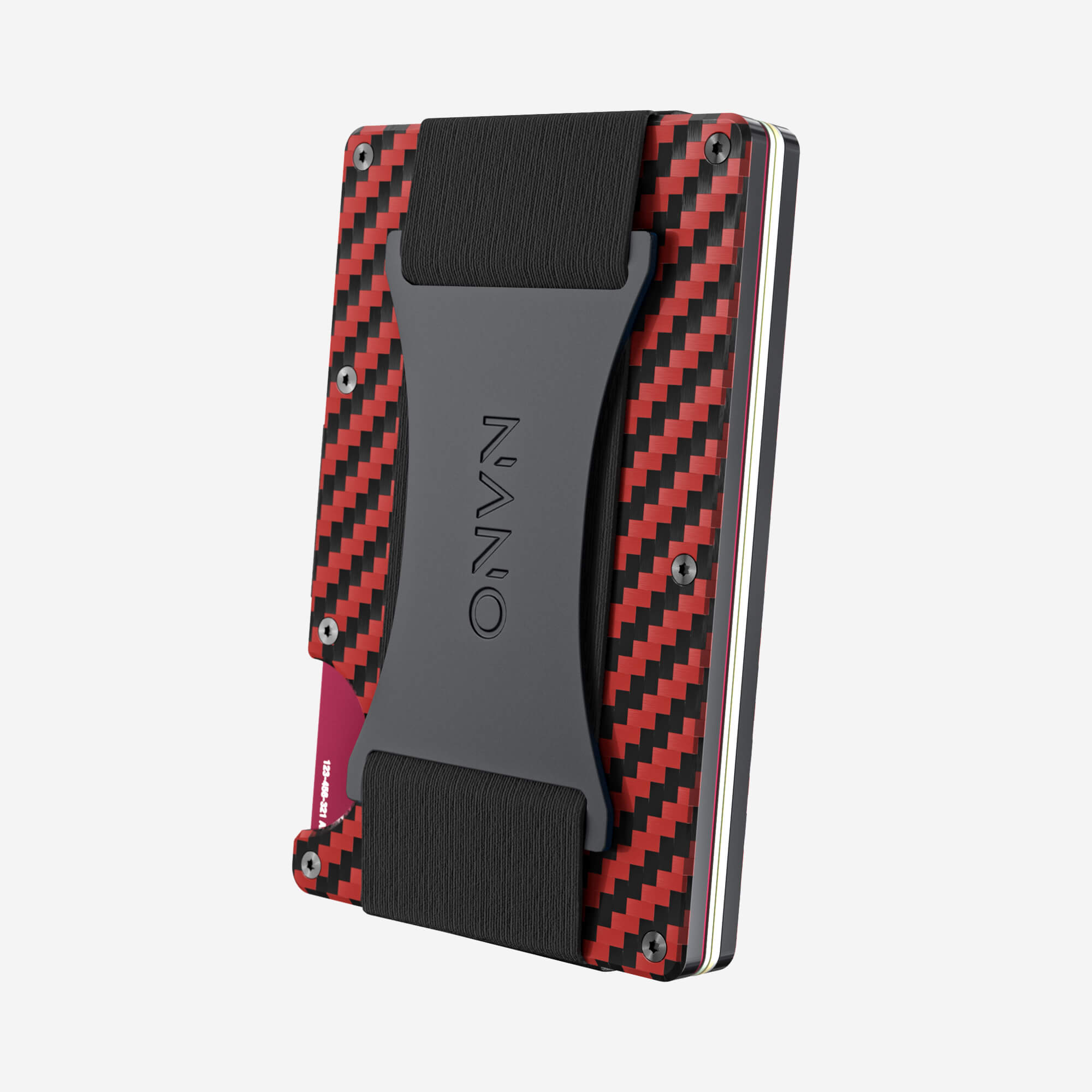 Cash Strap Wallet (Diablo Red/Stealth Black) Everyday Bundle