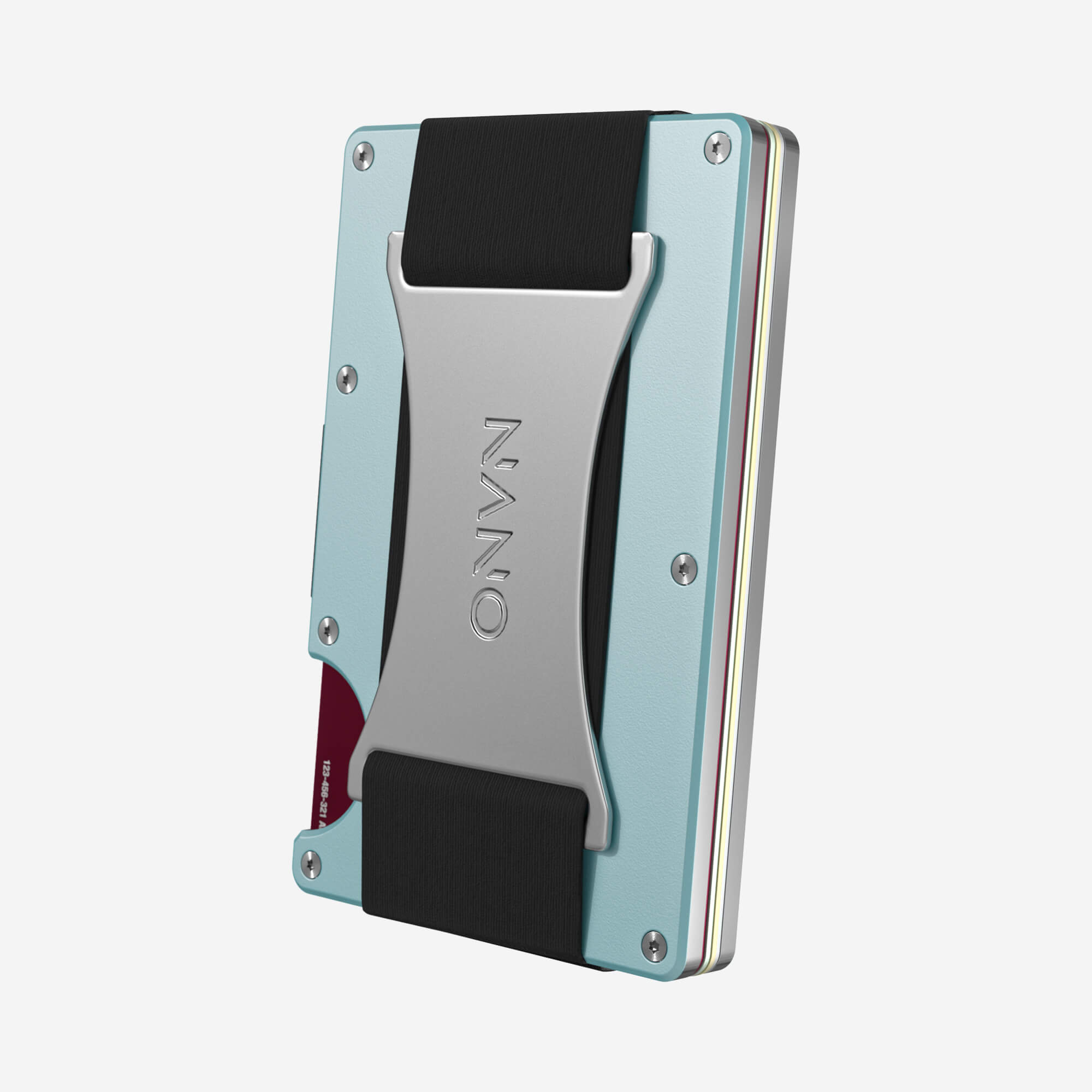 Personalised Cash Strap Wallet (Ocean Mist) Essential Bundle