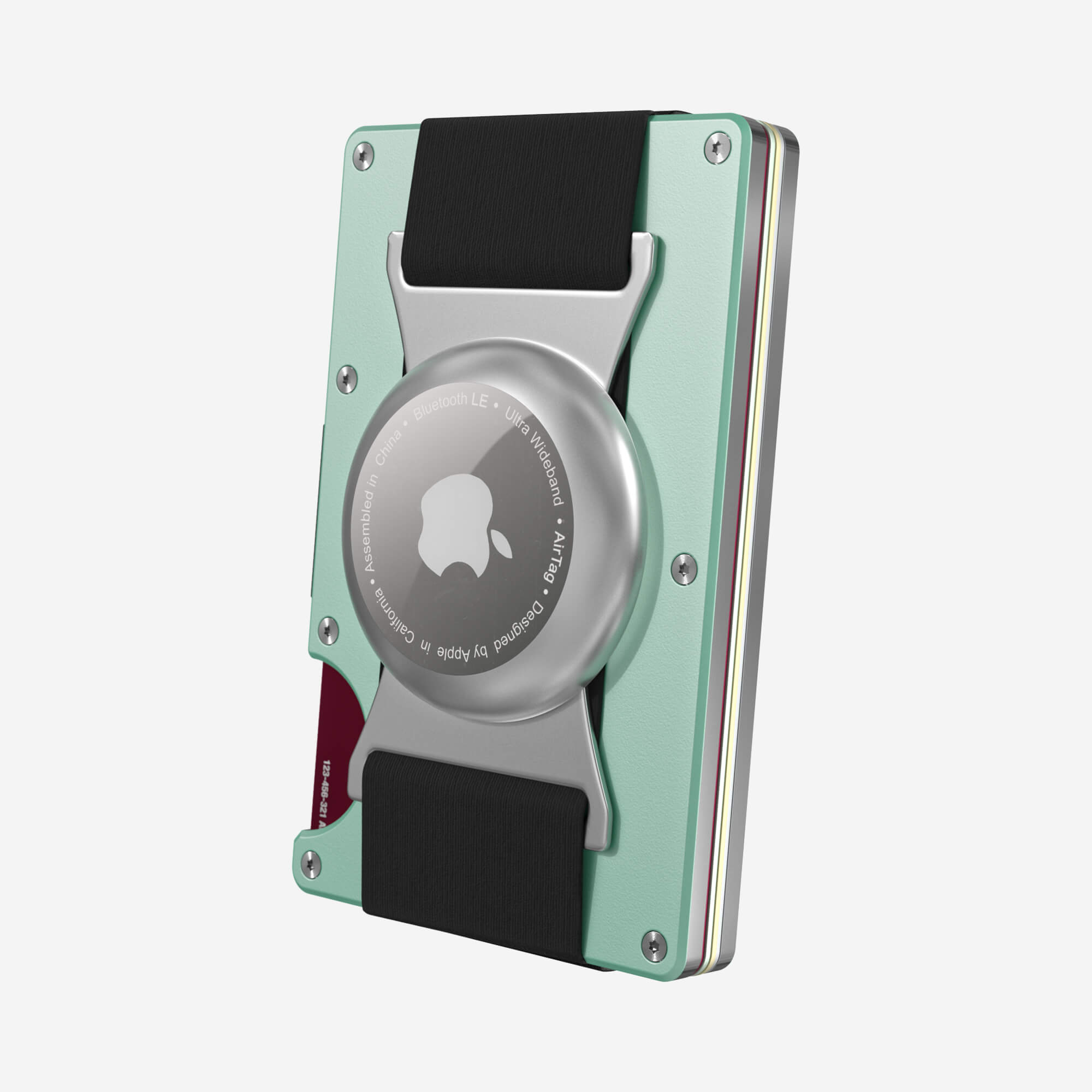 AirTag Cash Strap Wallet (Orchard Mint) Everyday Bundle