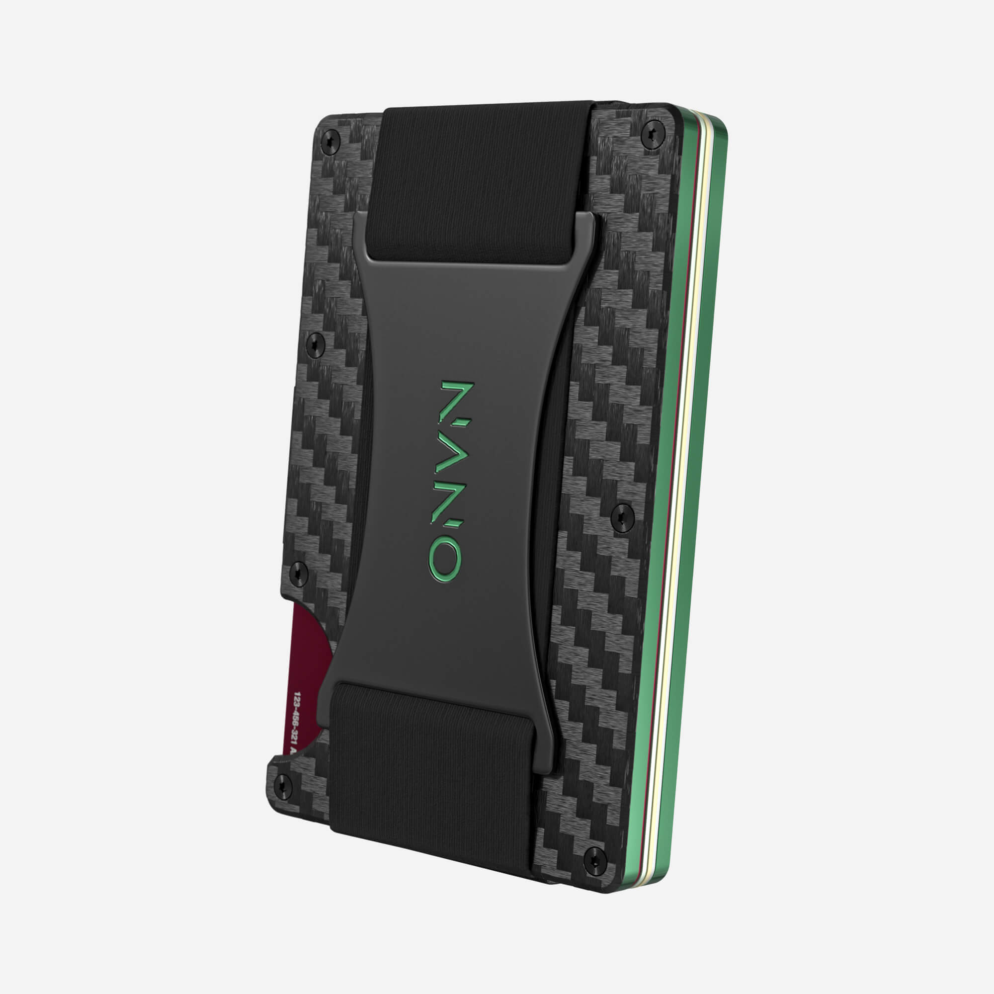 005 Cash Strap Wallet (Stealth Black/Viper Green)