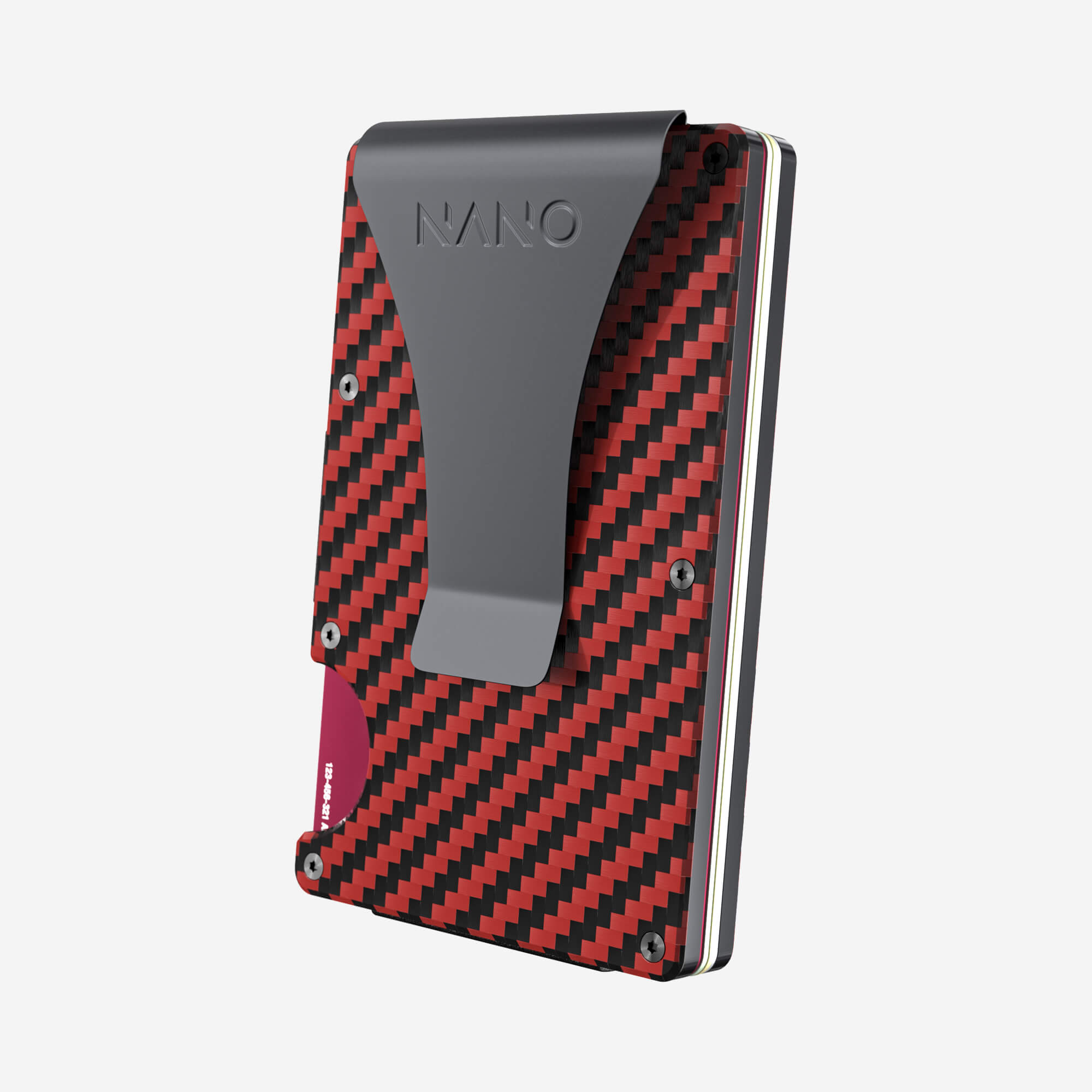 Money Clip Wallet (Diablo Red/Stealth Black) Everyday Bundle