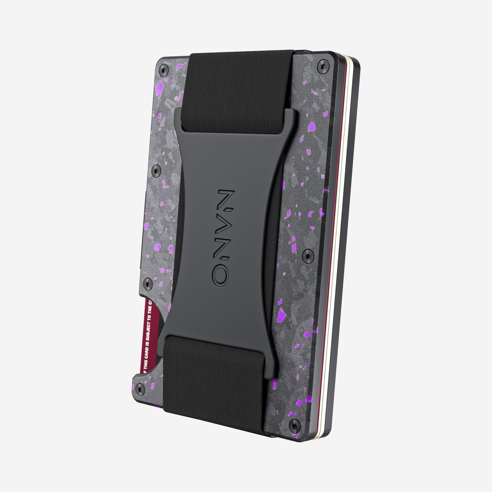 Cash Strap Wallet (Nero/Viola)