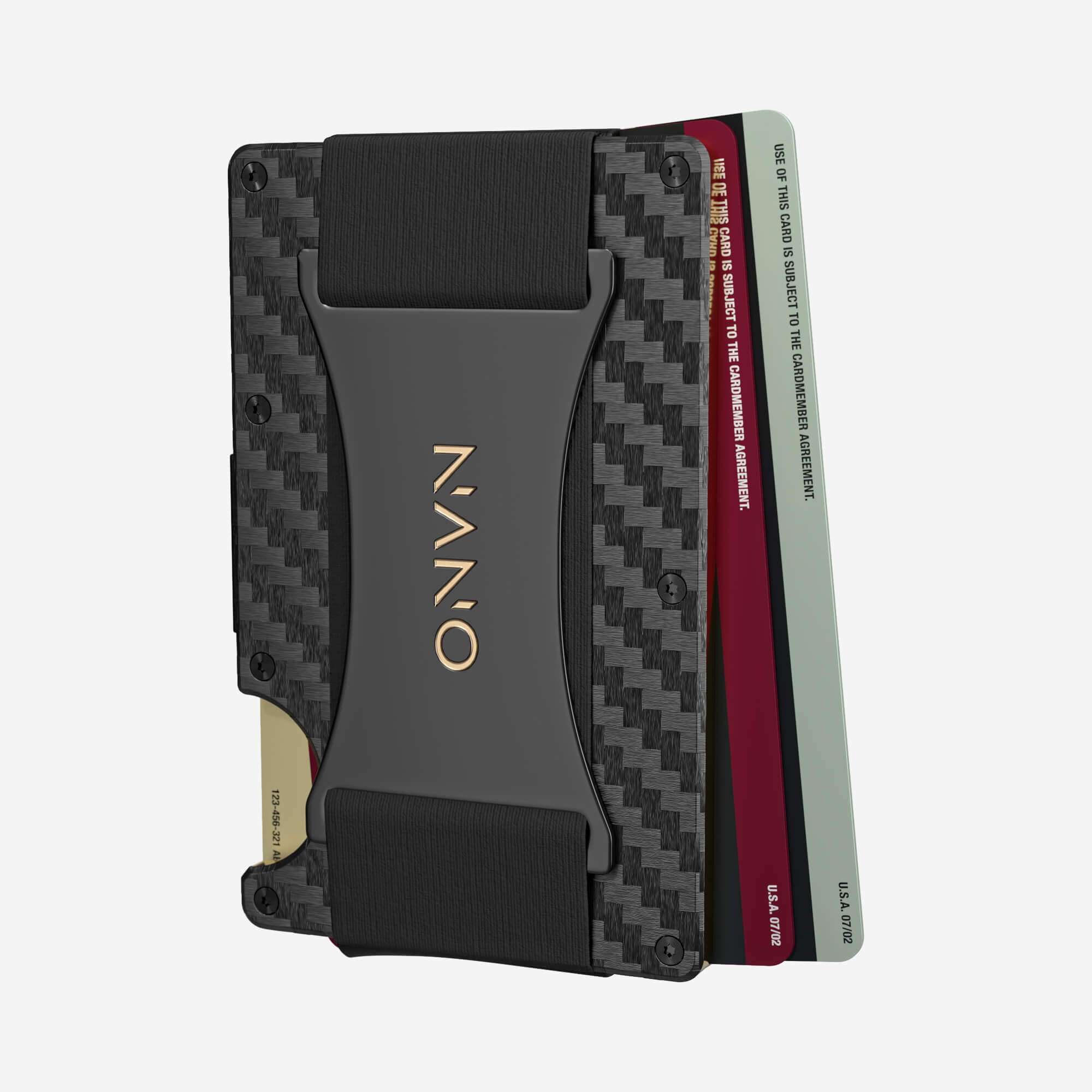 007 Cash Strap Wallet (Stealth Black/Spectre Gold)