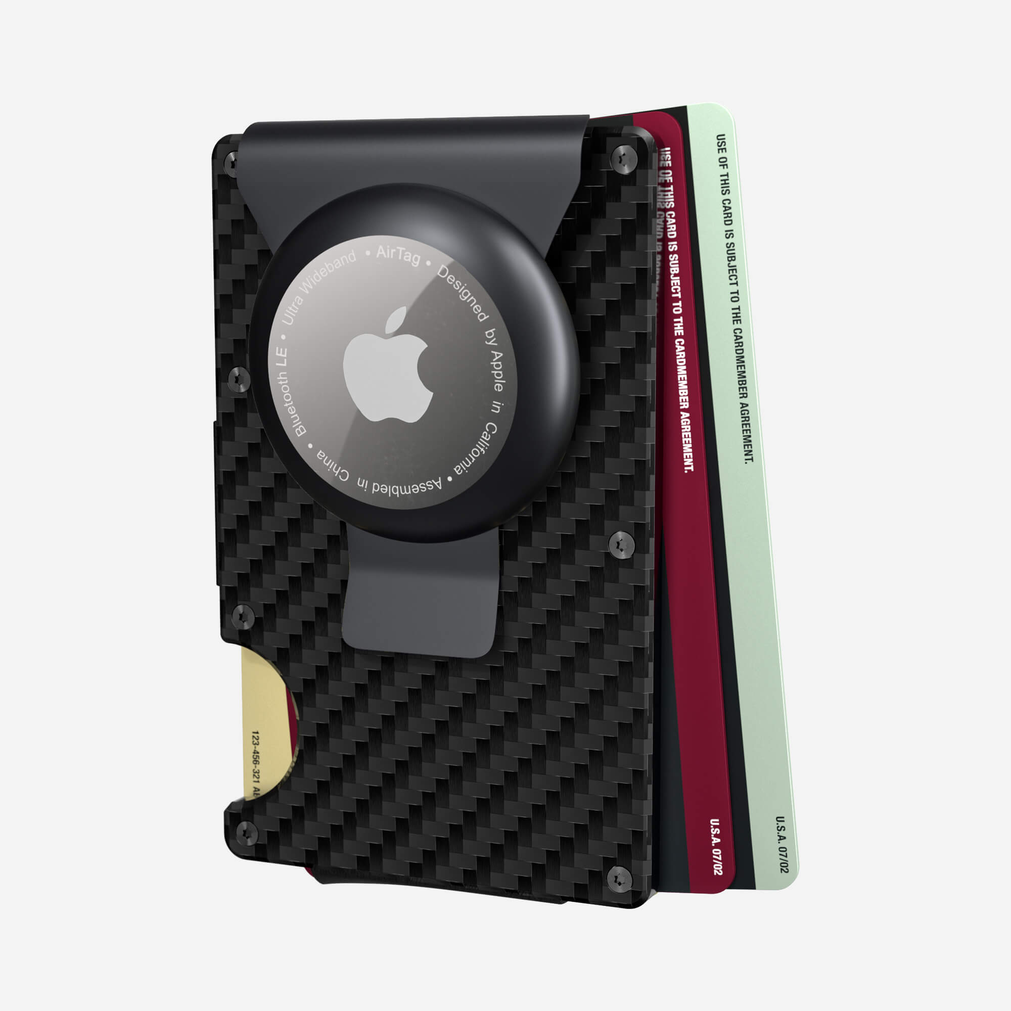 AirTag Money Clip Wallet (Stealth Black) Everyday Bundle