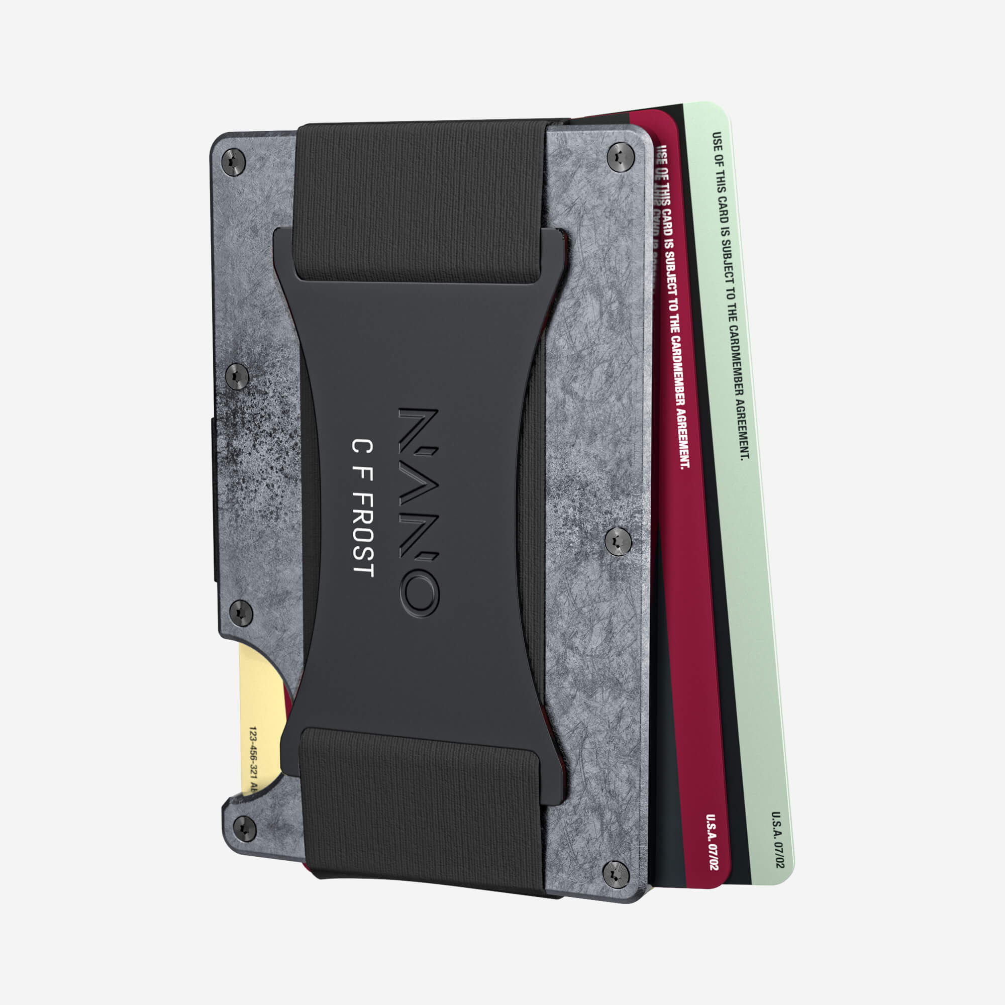 Personalised Cash Strap Wallet (Dark Storm) Everyday Bundle