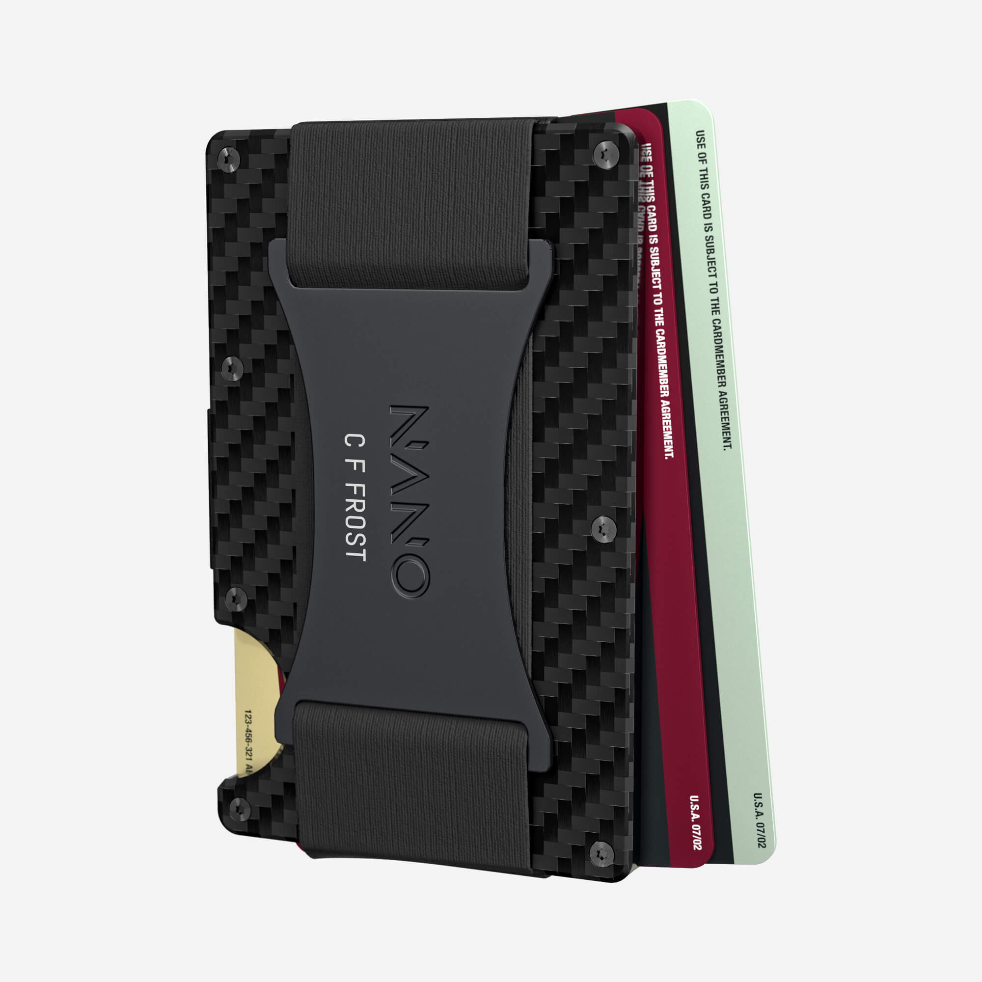 Personalised Cash Strap Wallet (Stealth Black) Essential Bundle