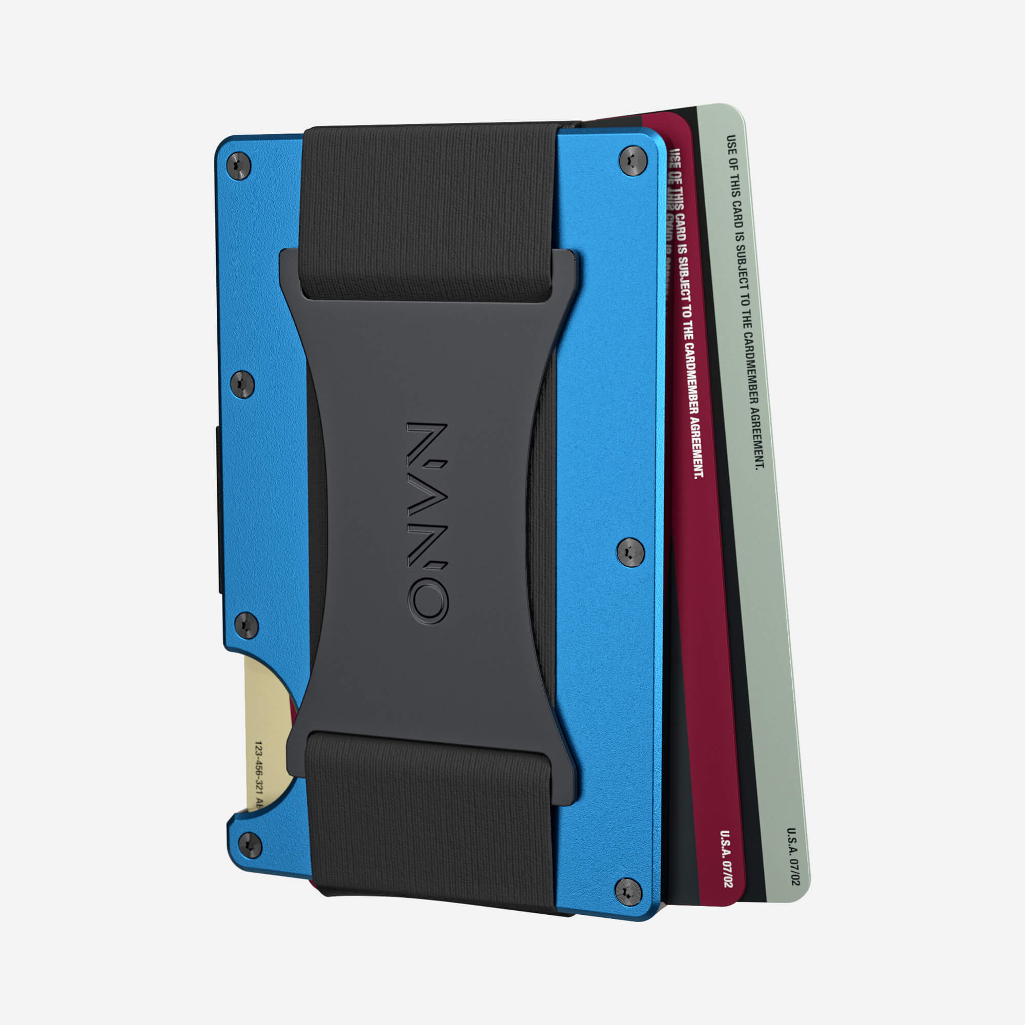 Personalised Cash Strap Wallet (Velocity Blue) Essential Bundle