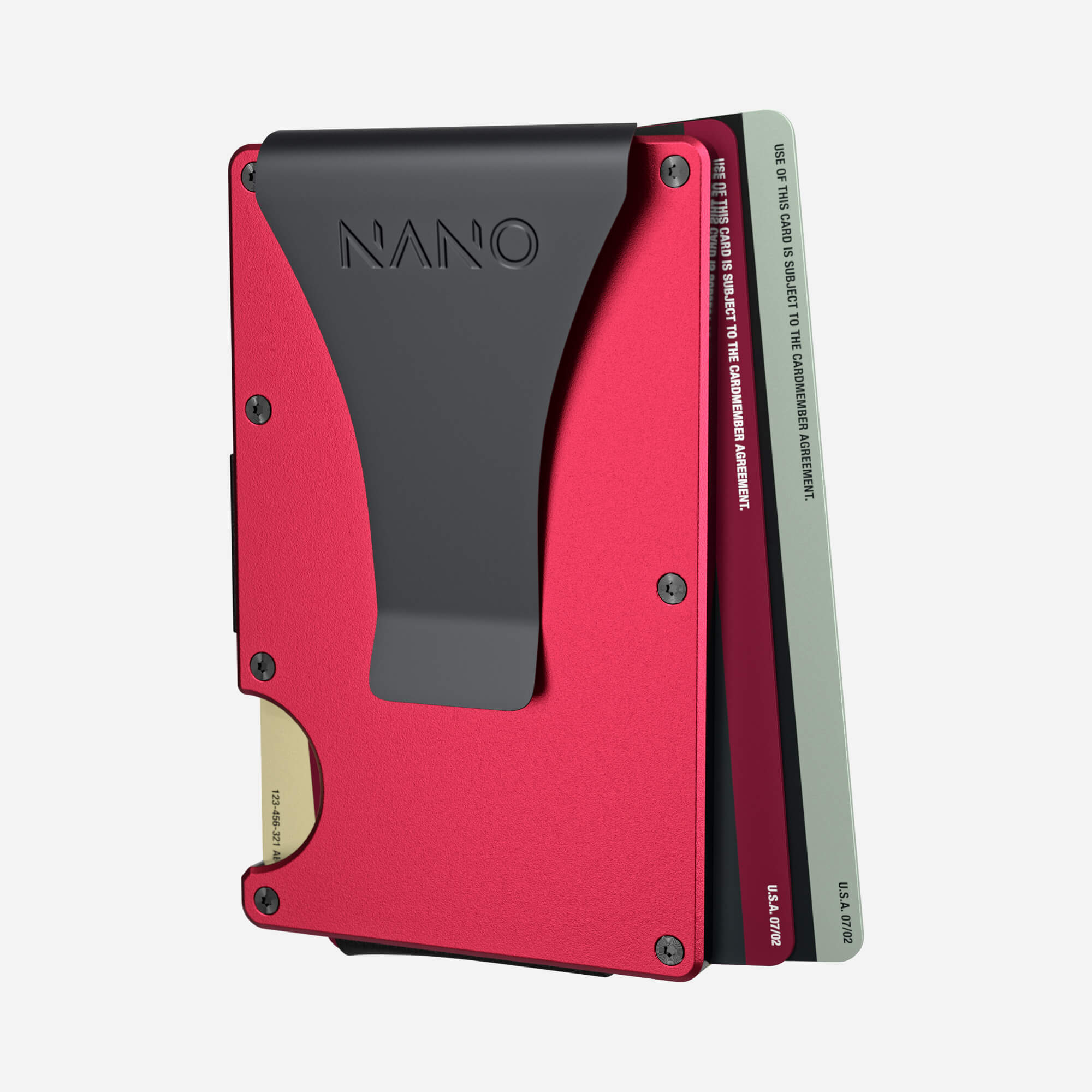 Money Clip Wallet (Volcano Red) Essential Bundle