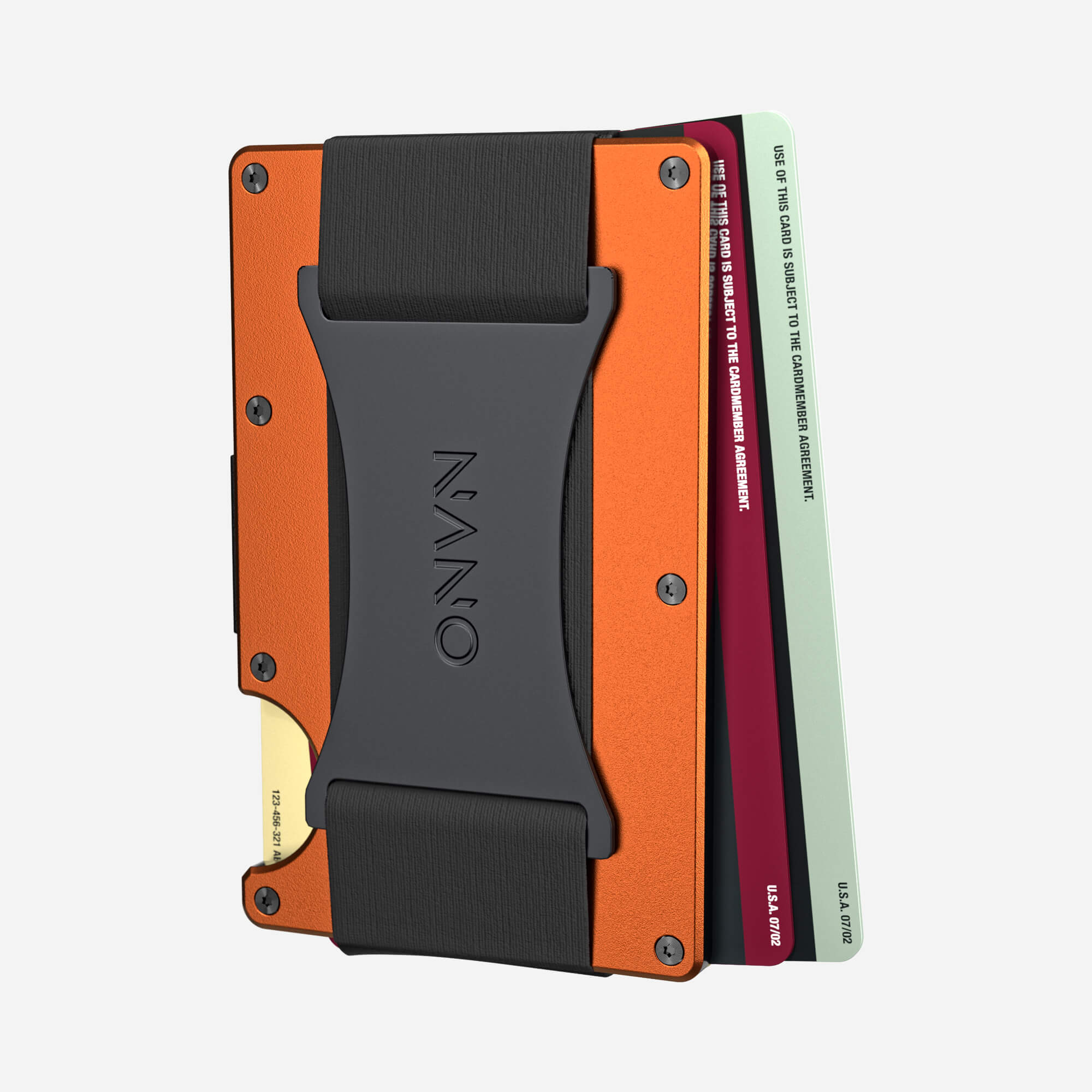 Personalised Cash Strap Wallet (Ventura Orange) Essential Bundle