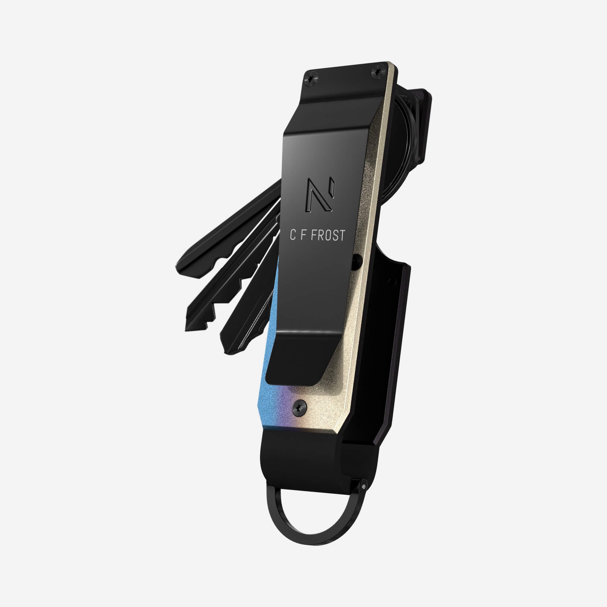 Personalised Key Case (Flame Burnt)