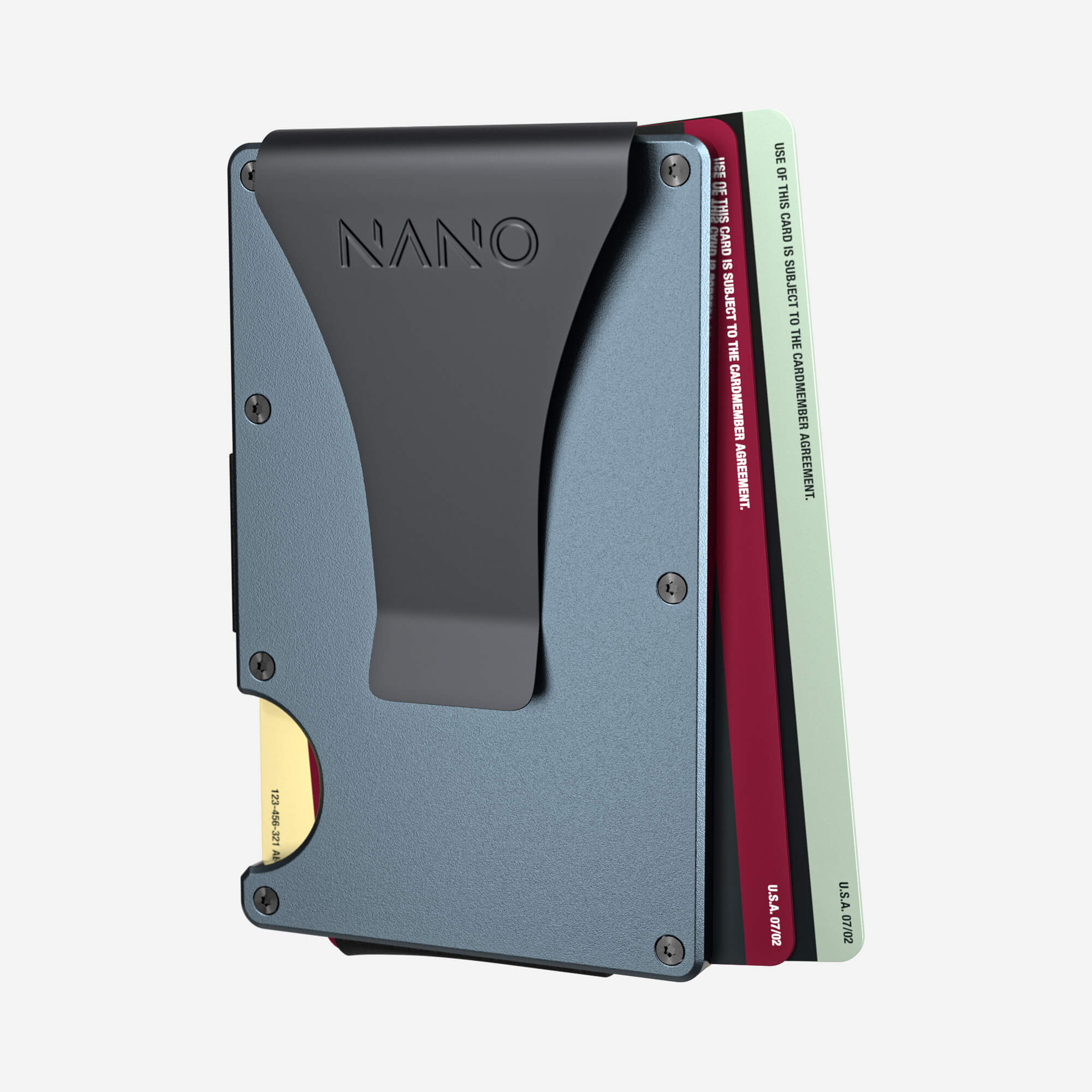 Personalised Money Clip Wallet (Forza Grey) Essential Bundle