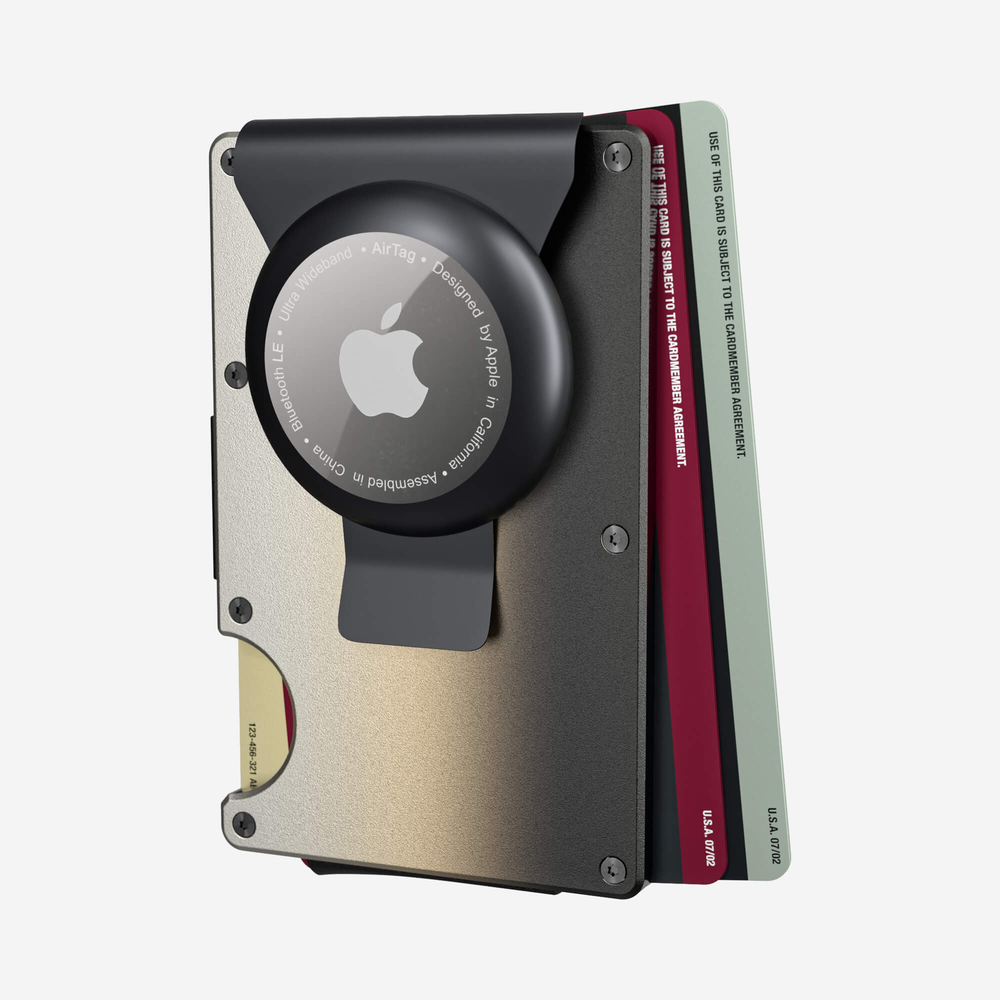 AirTag Money Clip Wallet (Onyx Eclipse) Everyday Bundle