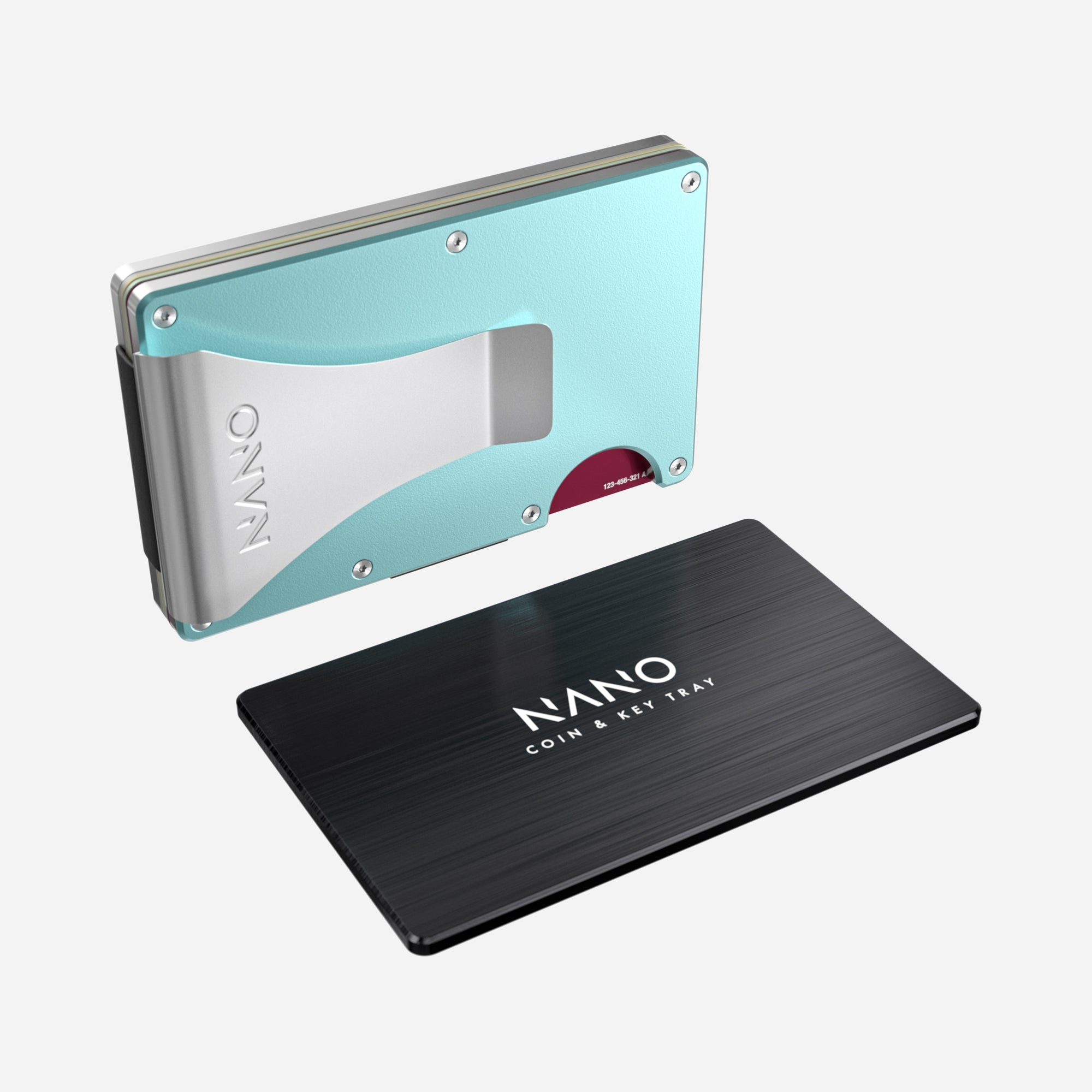 Money Clip Wallet (Ocean Mist) Essential Bundle