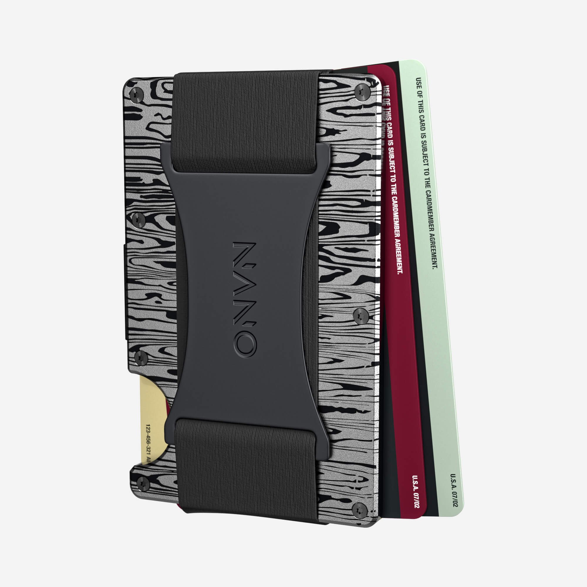 Cash Strap Wallet (Platinum Silver)