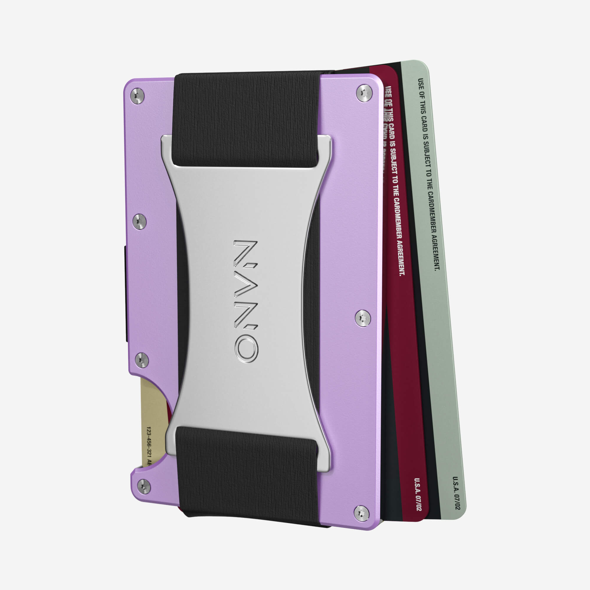 Personalised Cash Strap Wallet (Twilight Lilac) Essential Bundle
