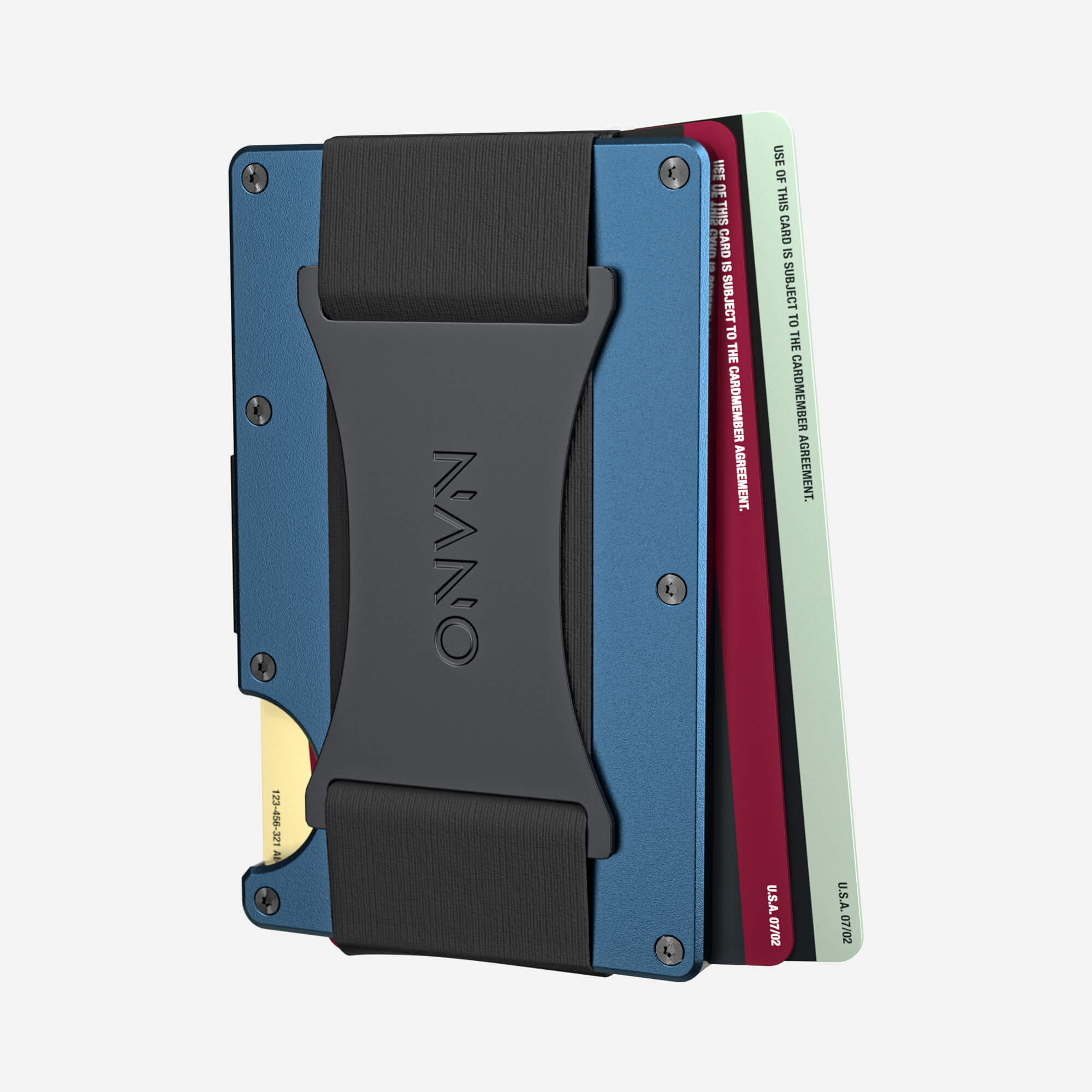 Personalised Cash Strap Wallet (Riviera Navy) Everyday Bundle