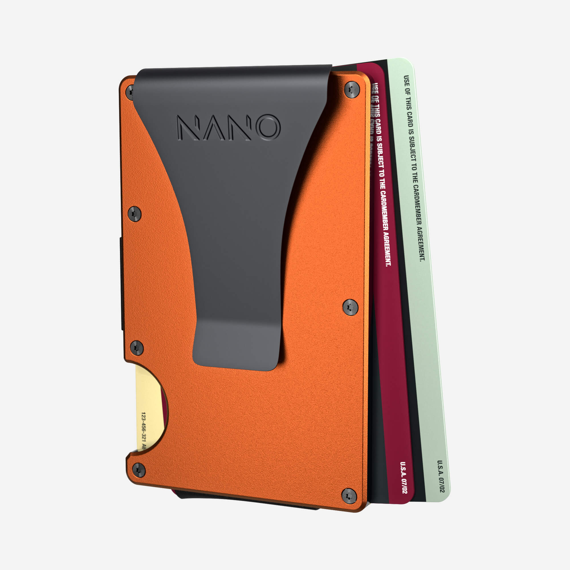 Money Clip Wallet (Ventura Orange) Essential Bundle