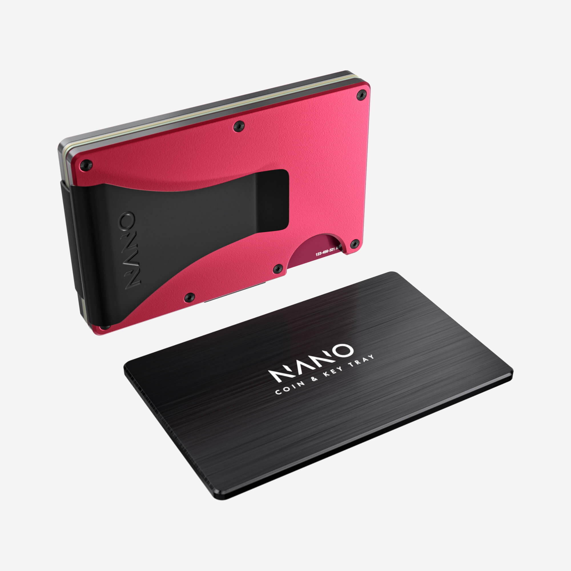 Money Clip Wallet (Volcano Red) Essential Bundle