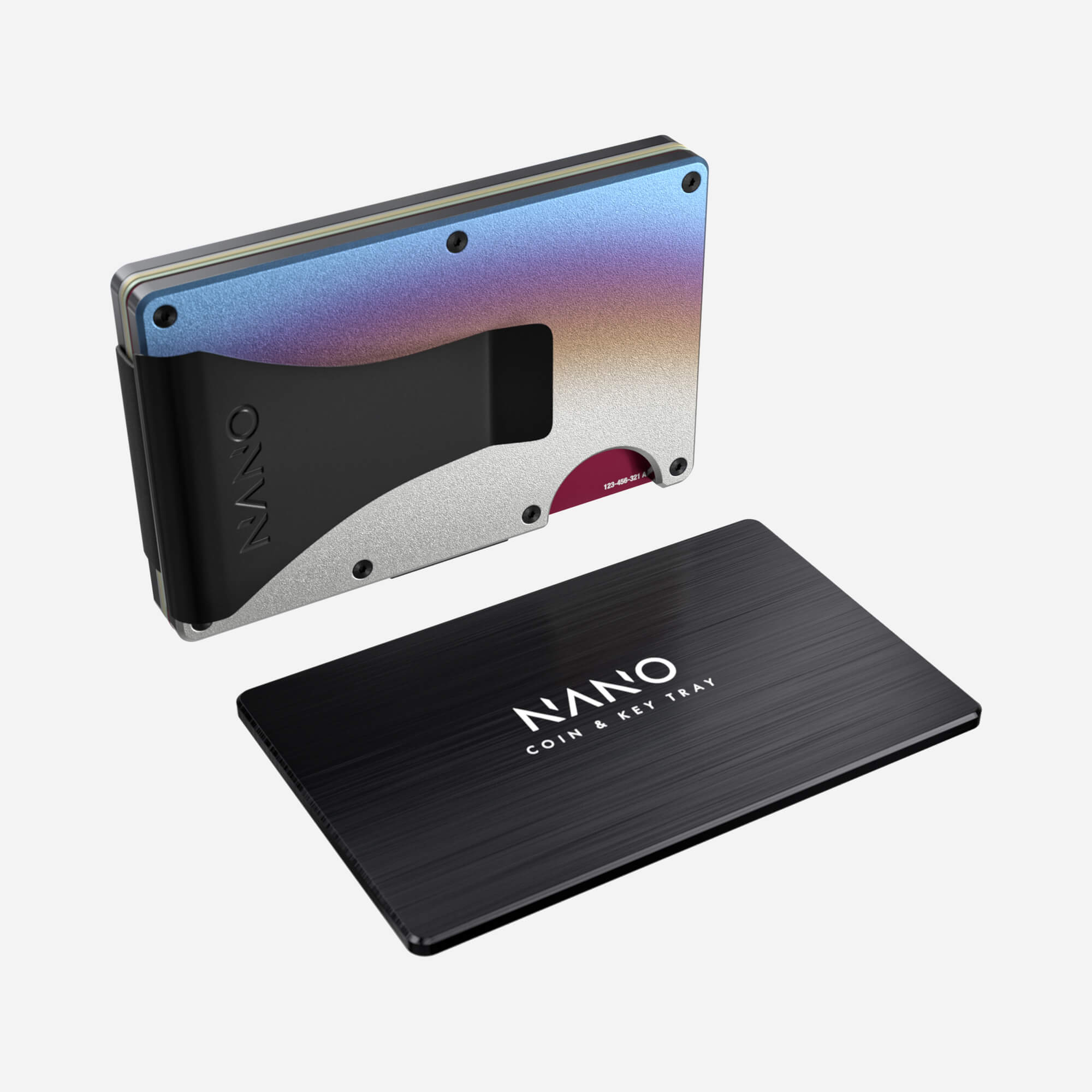 Money Clip Wallet (Flame Burnt) Essential Bundle