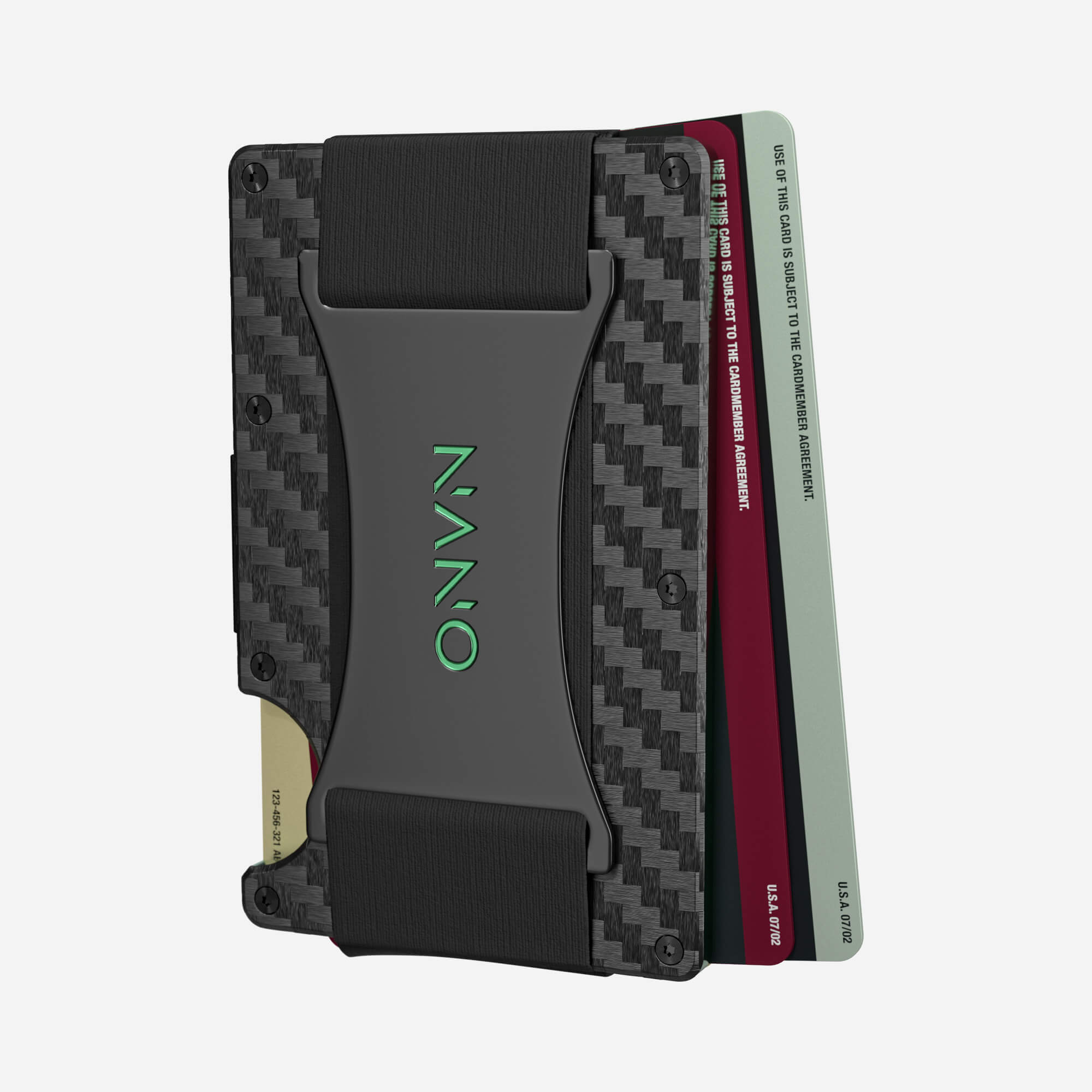 005 Cash Strap Wallet (Stealth Black/Viper Green)