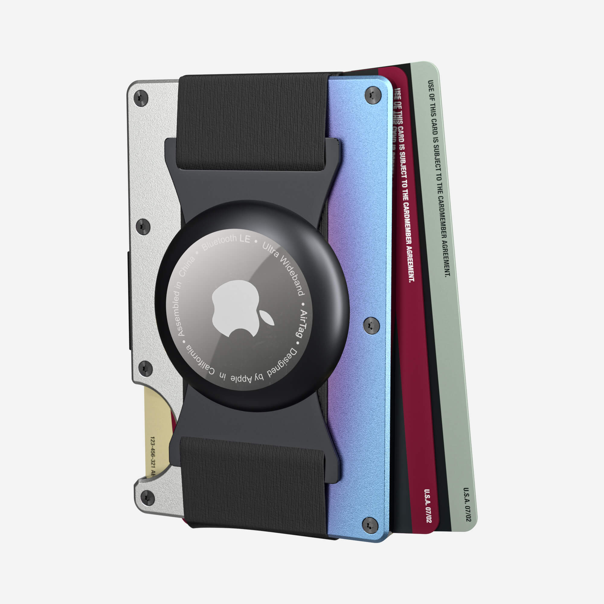 AirTag Cash Strap Wallet (Flame Burnt) Everyday Bundle