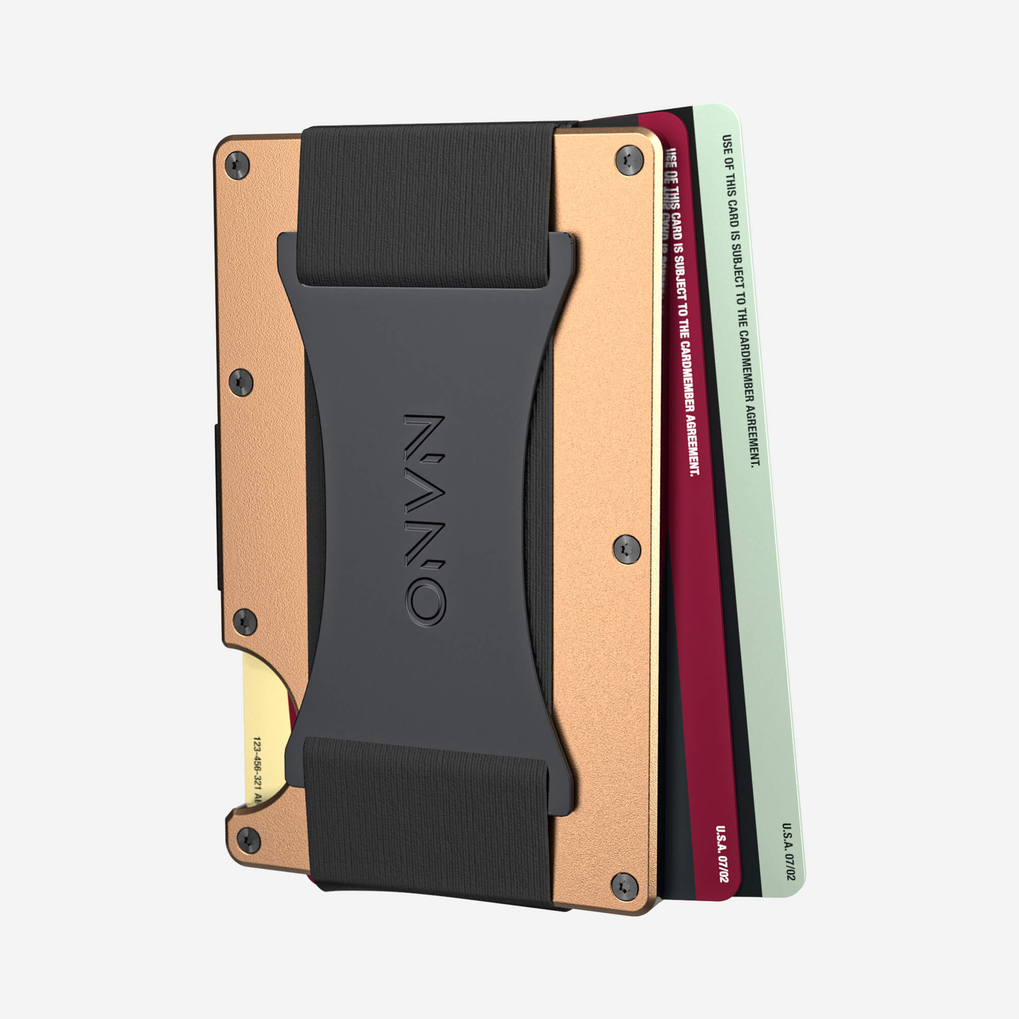 Personalised Cash Strap Wallet (Spectre Gold) Essential Bundle