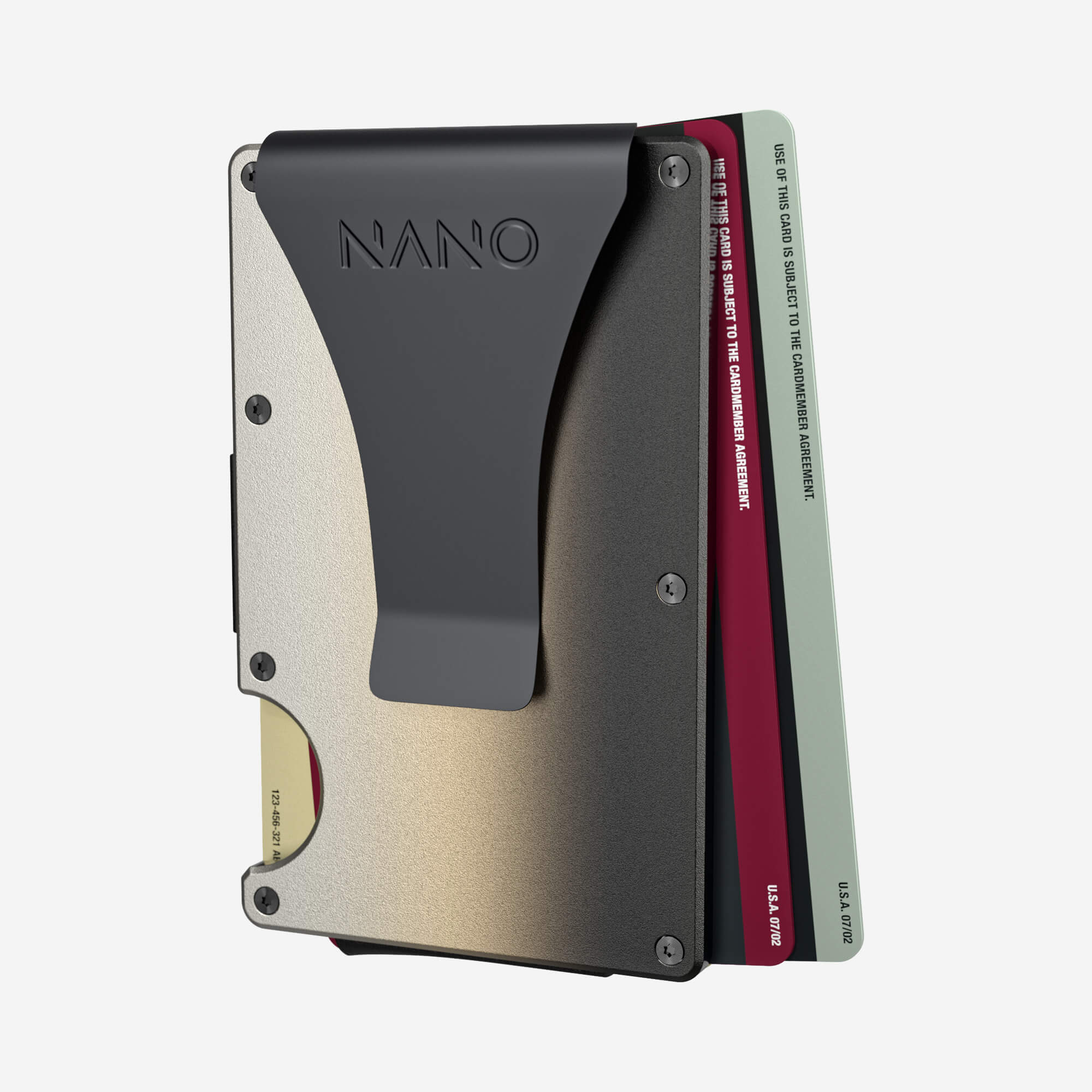 Money Clip Wallet (Onyx Eclipse) Essential Bundle